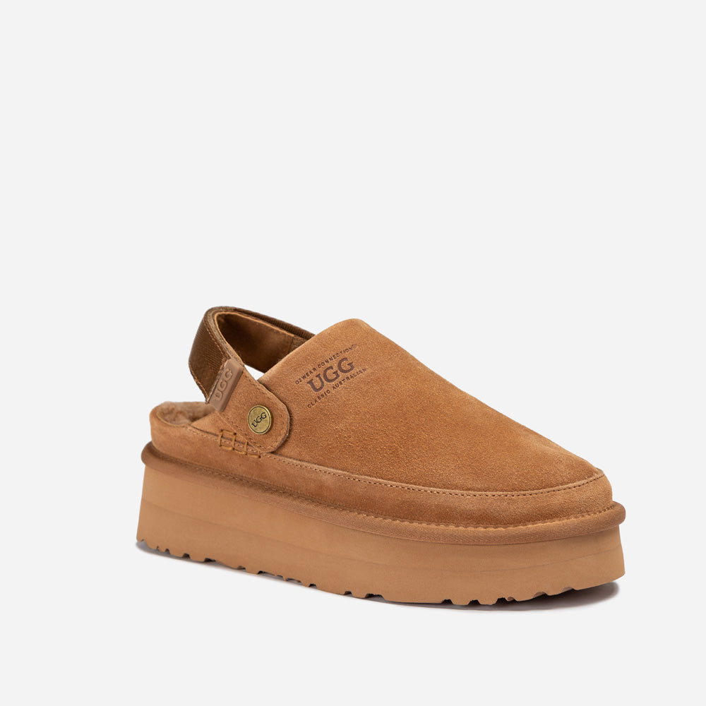 Ugg Oz Platform Shearing Clog