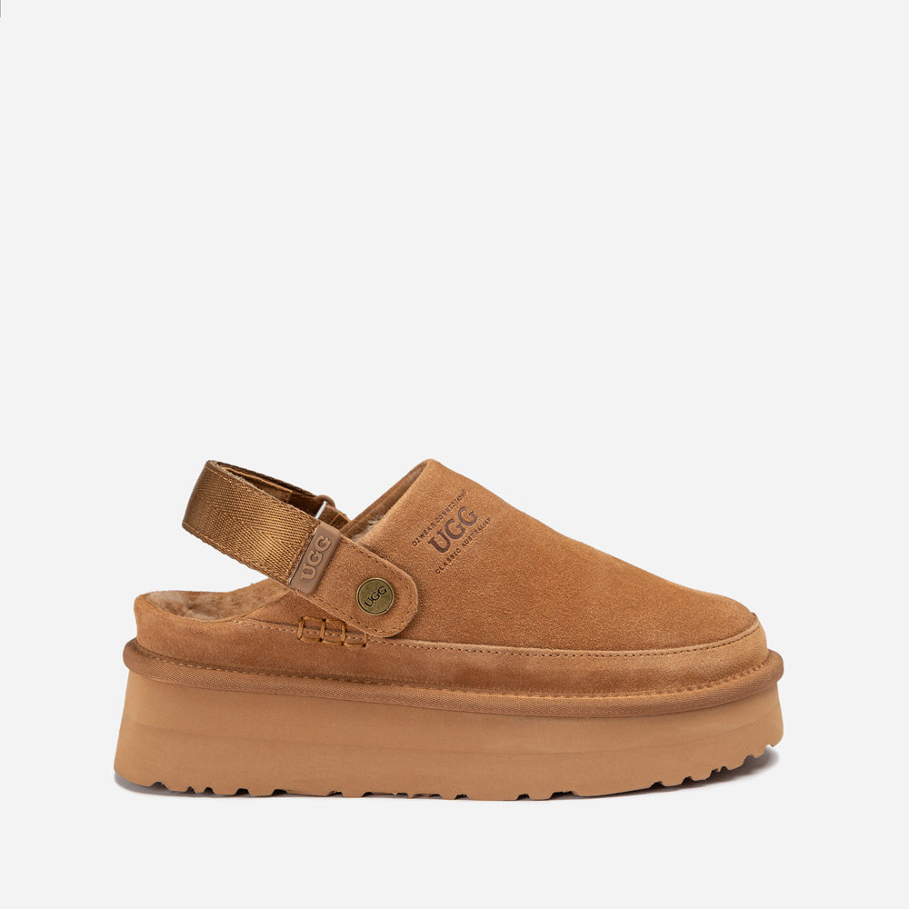 Ugg Oz Platform Shearing Clog