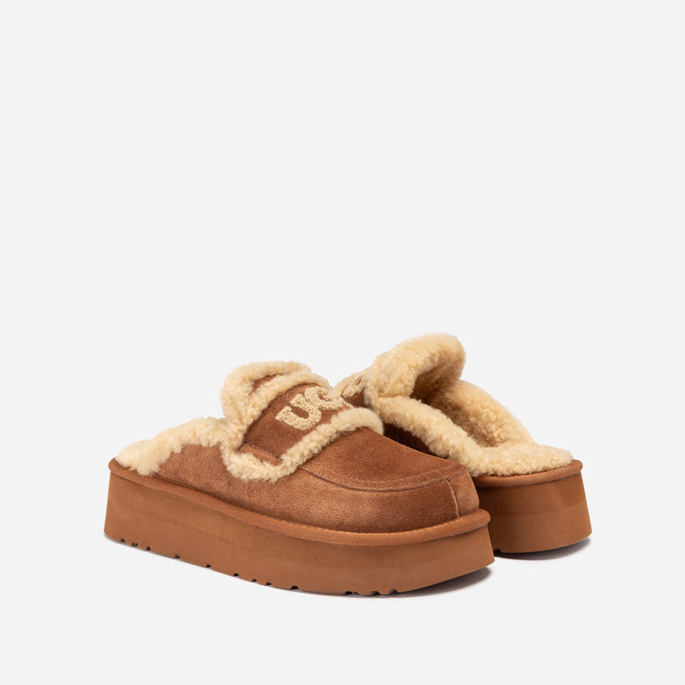Ugg Violet Shearling Platform Slipper - Main Image