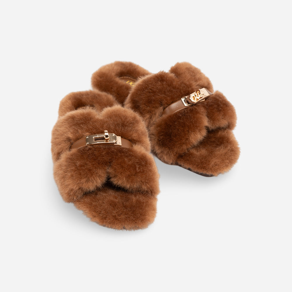 Ugg Stella Charm Shearling Slide
