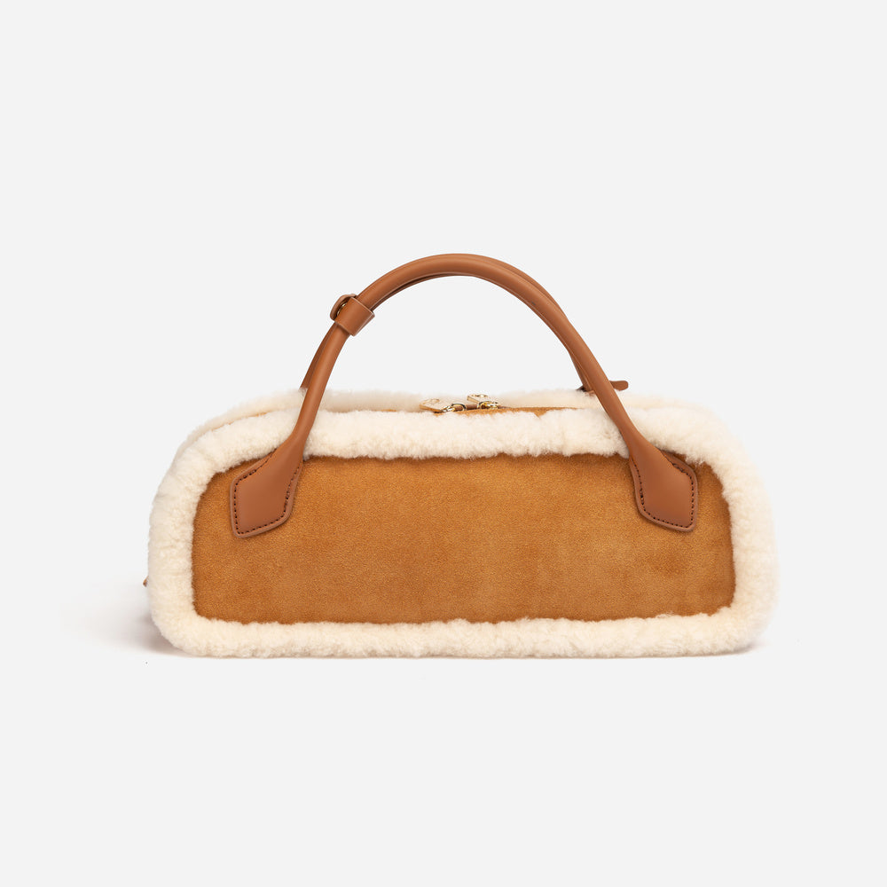 UGG Shearling Teckel Duffle Top Handle Bag