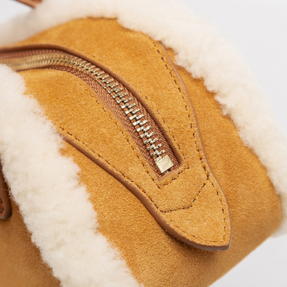 UGG Shearling Teckel Duffle Top Handle Bag