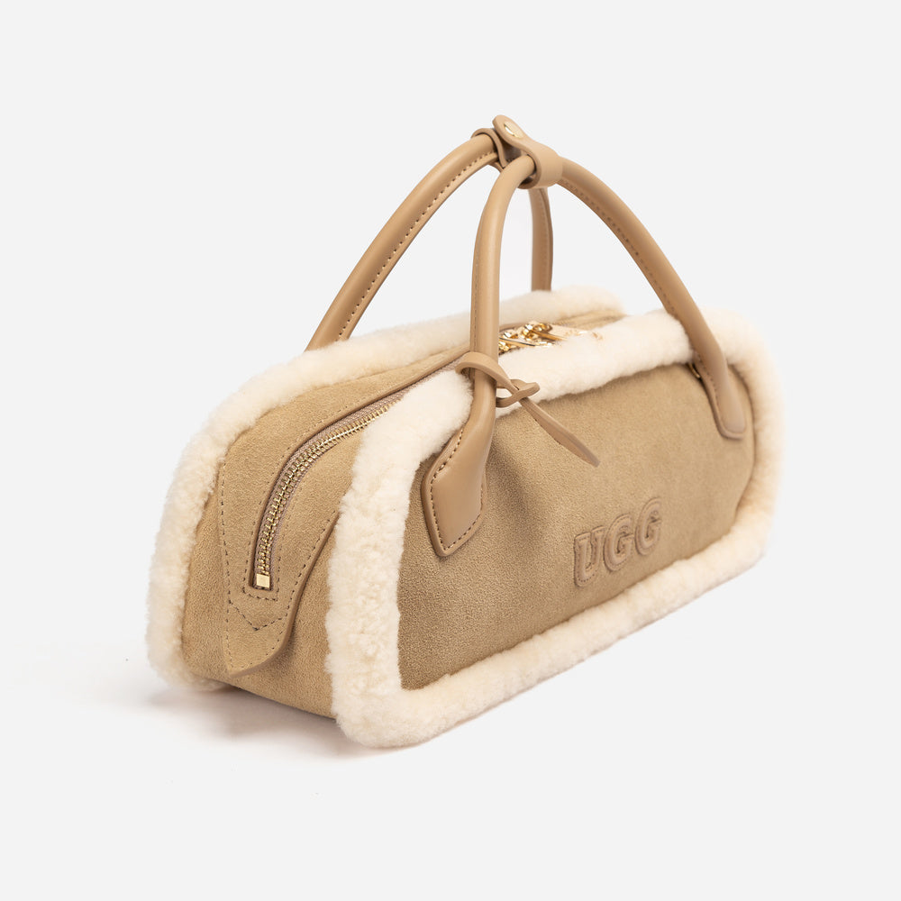 UGG Shearling Teckel Duffle Top Handle Bag