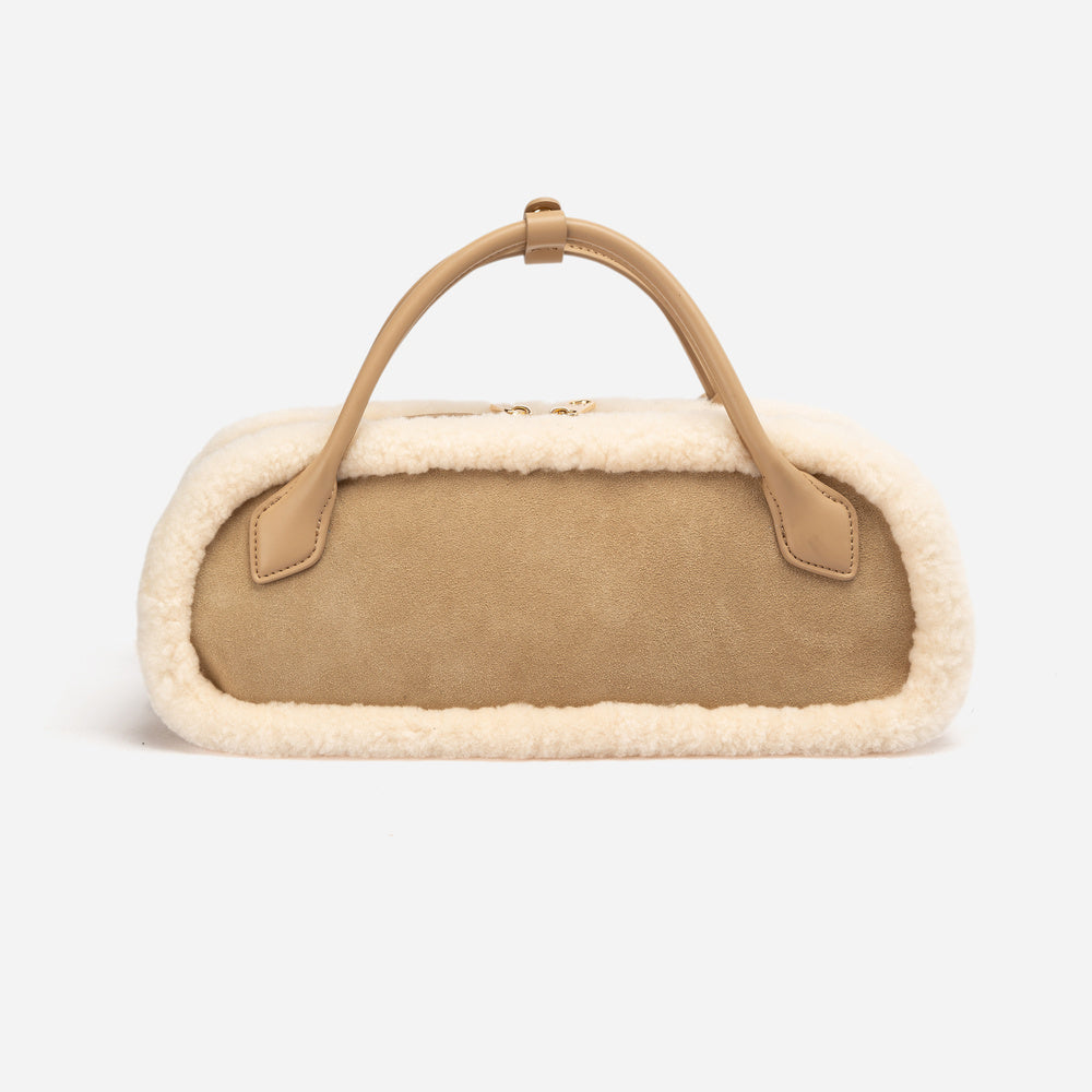 UGG Shearling Teckel Duffle Top Handle Bag