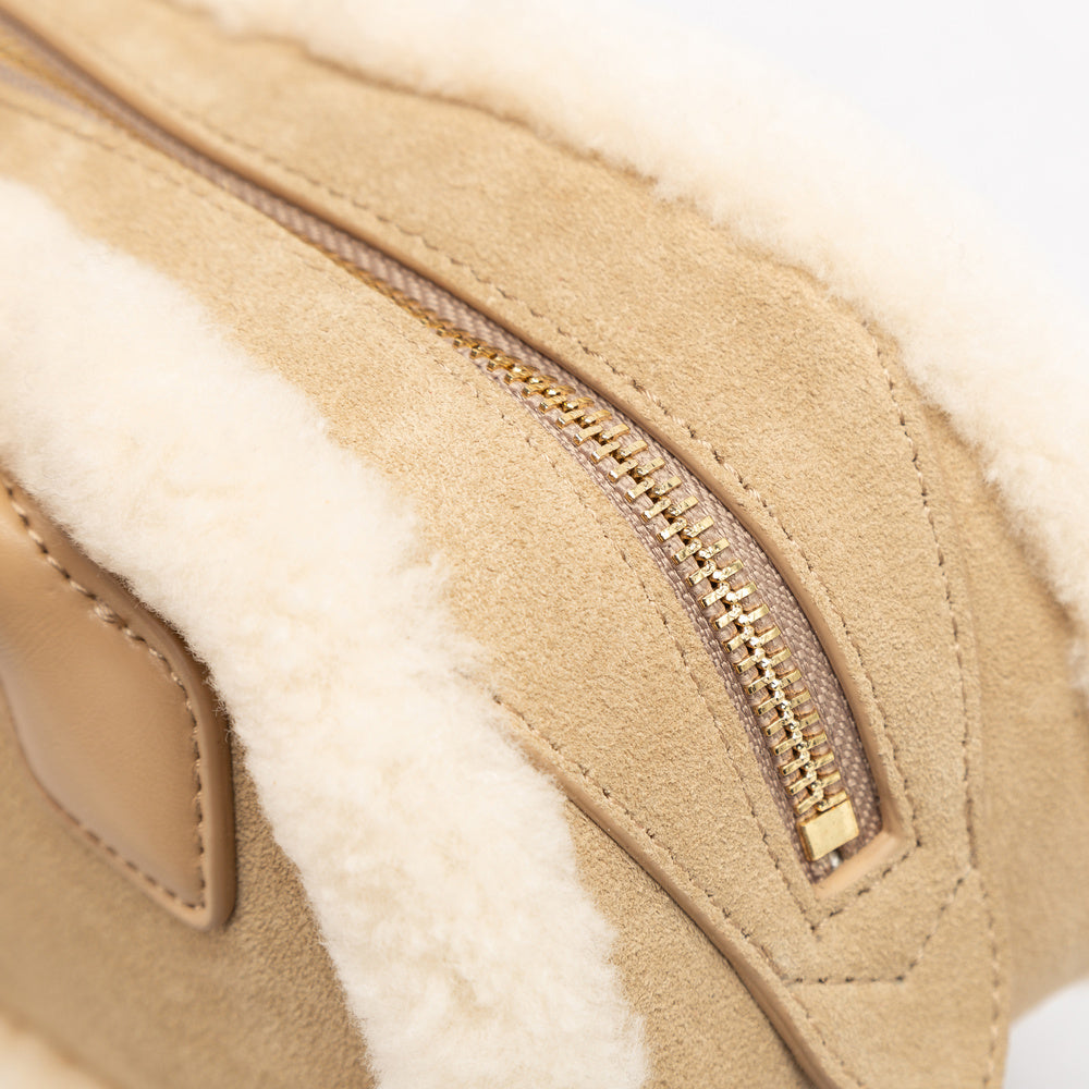 UGG Shearling Teckel Duffle Top Handle Bag