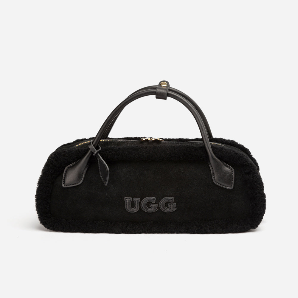 UGG Shearling Teckel Duffle Top Handle Bag
