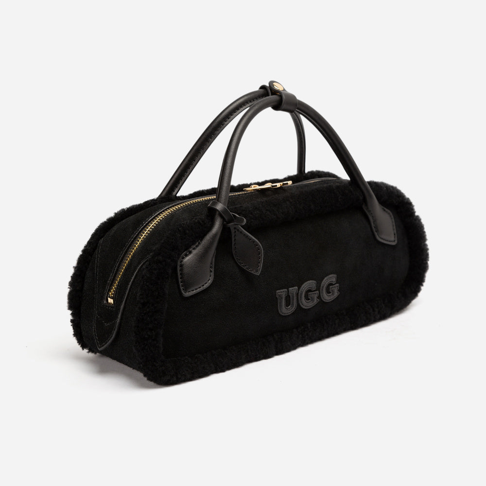 UGG Shearling Teckel Duffle Top Handle Bag