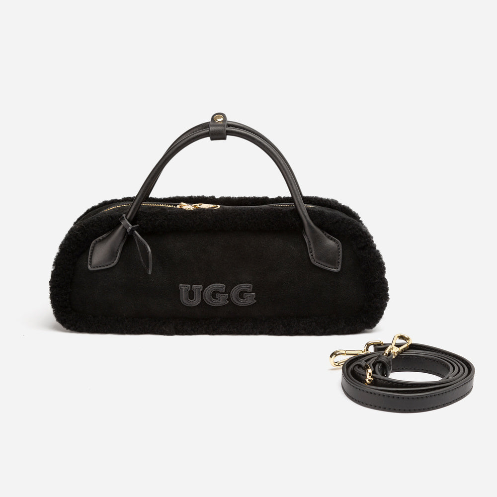 UGG Shearling Teckel Duffle Top Handle Bag