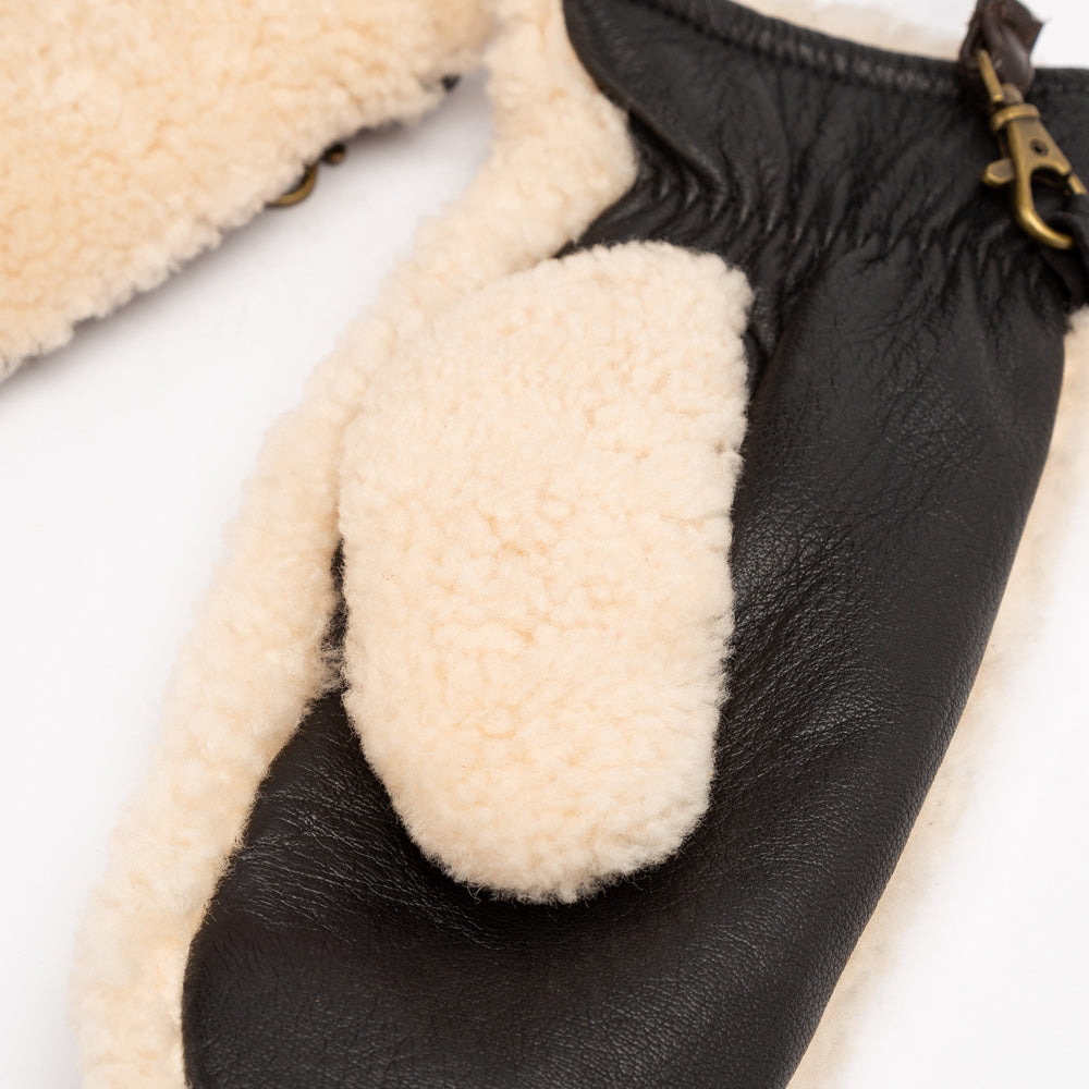 UGG Luxury Sheepskin Strap Mittens