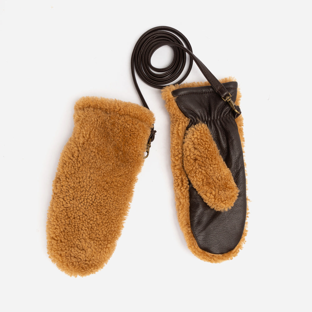 UGG Luxury Sheepskin Strap Mittens
