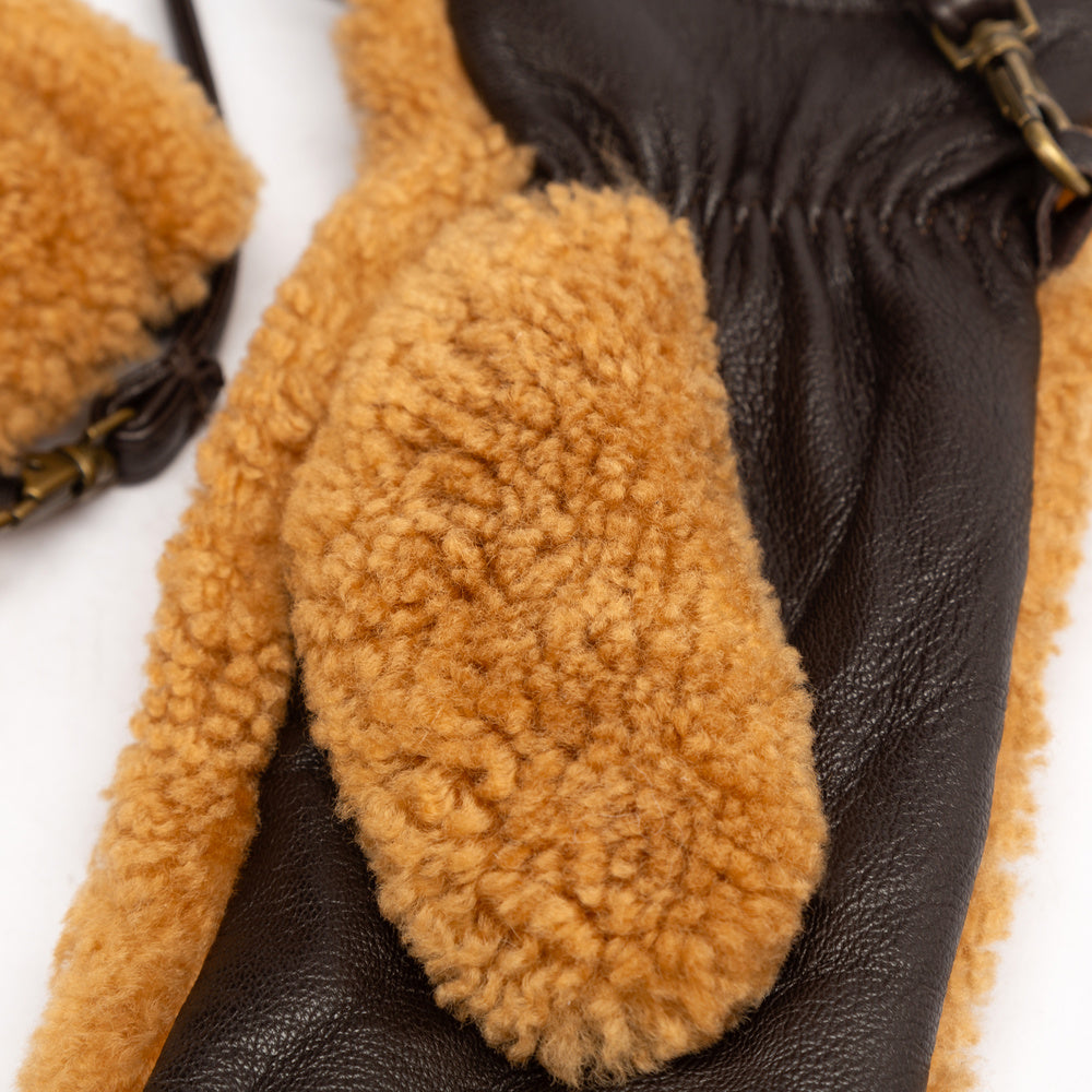 UGG Luxury Sheepskin Strap Mittens