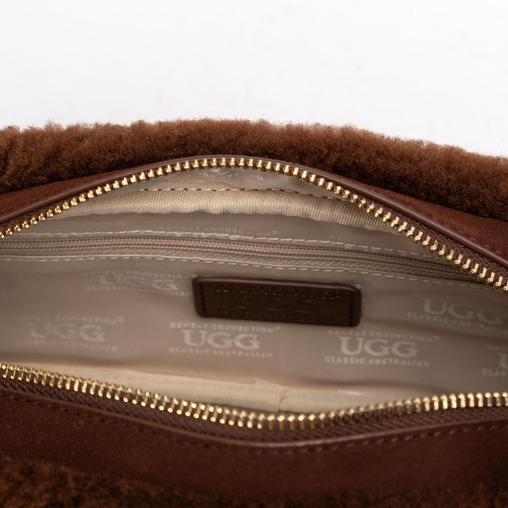 UGG Shearling Teckel Duffle Handle Bag