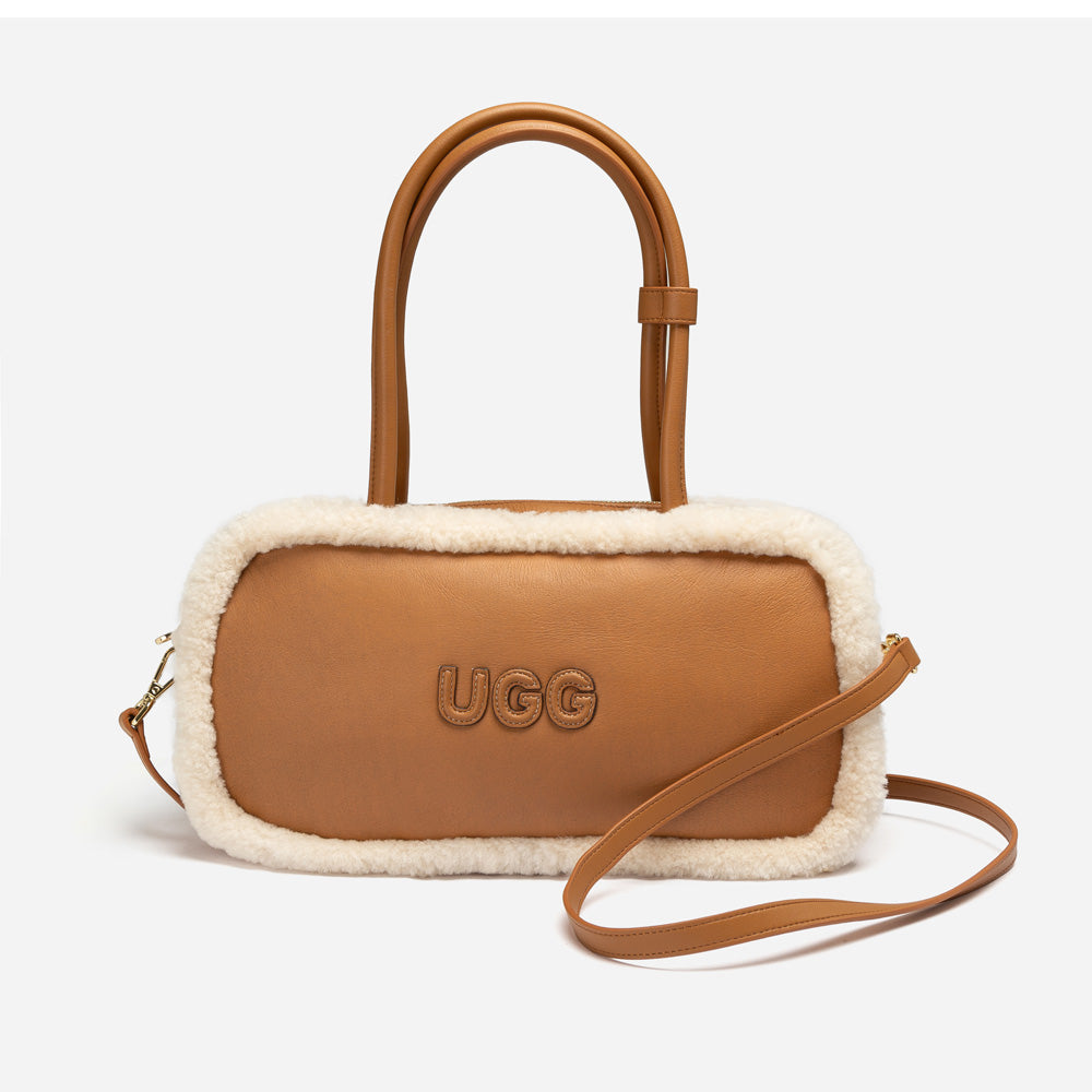 Ugg Omi Top-Handle Leather Bag