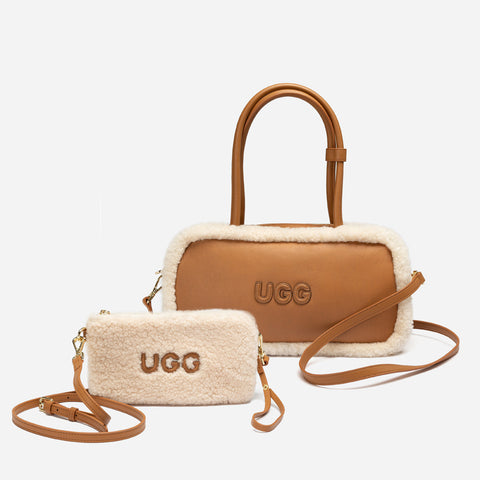 Ugg Omi Top-Handle Leather Bag