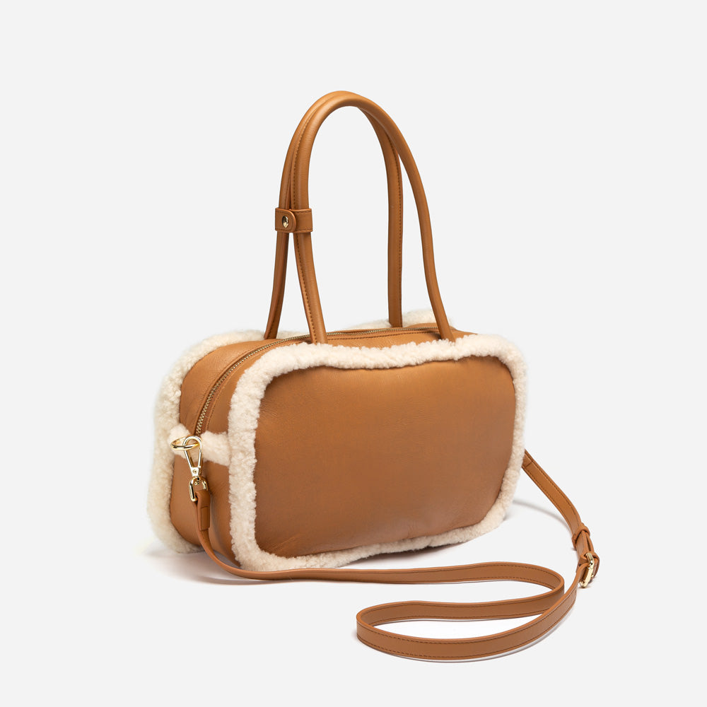 Ugg Omi Top-Handle Leather Bag
