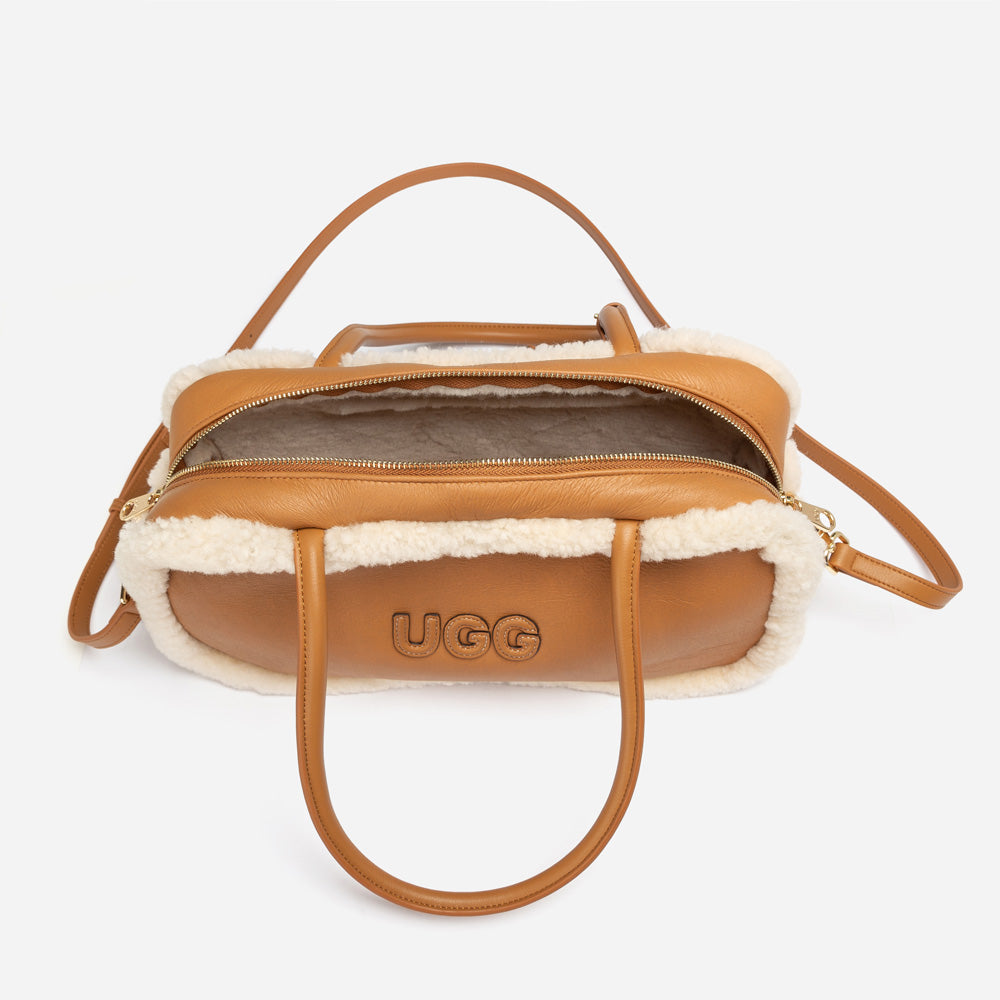 Ugg Omi Top-Handle Leather Bag