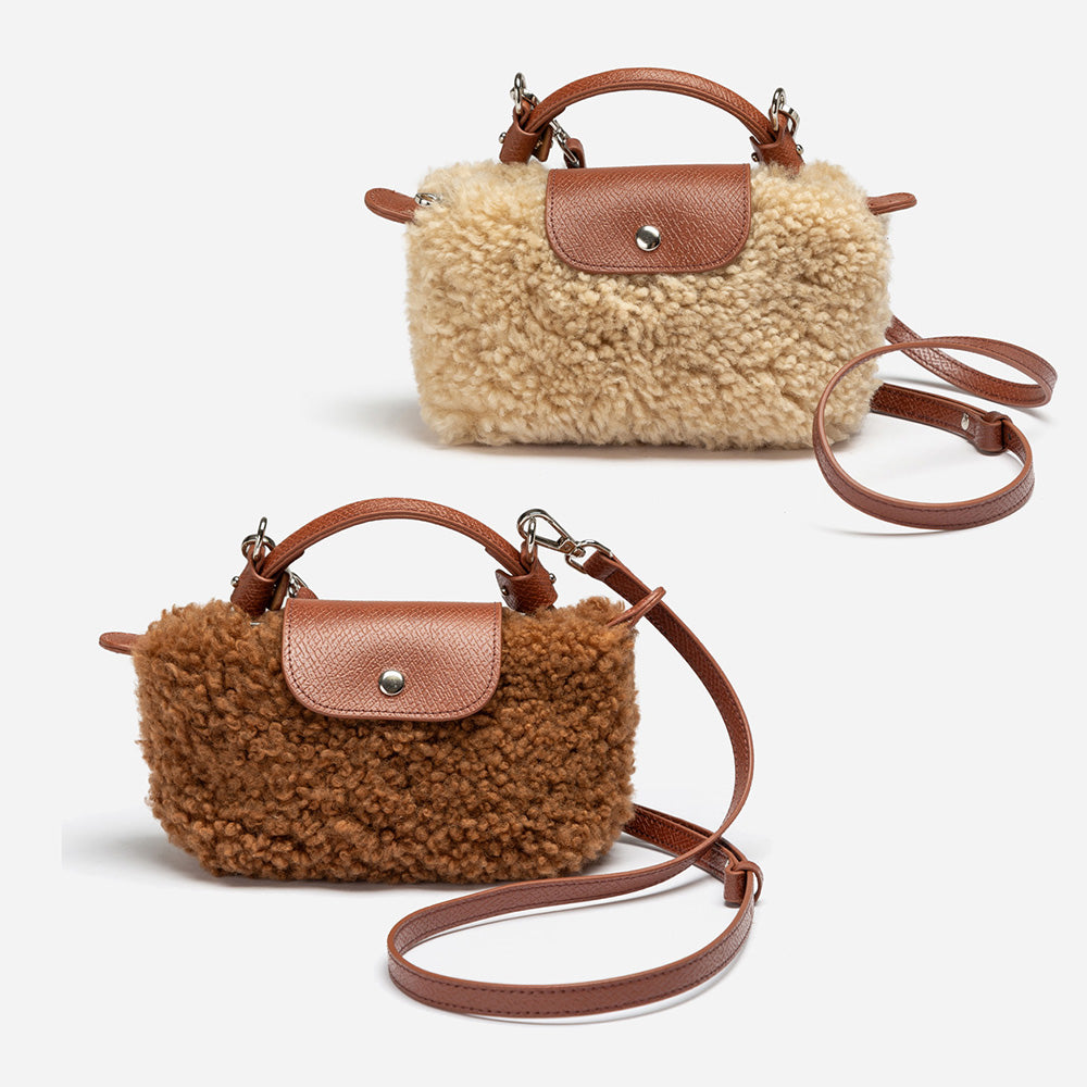 Ugg Mini Synthetic Fur Dumpling Bag