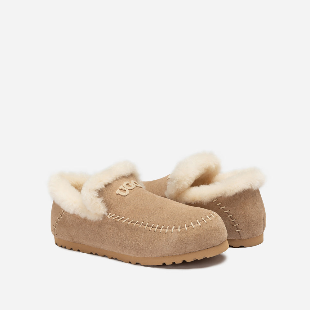 Ugg Joan Shearling Emb Logo Loafer