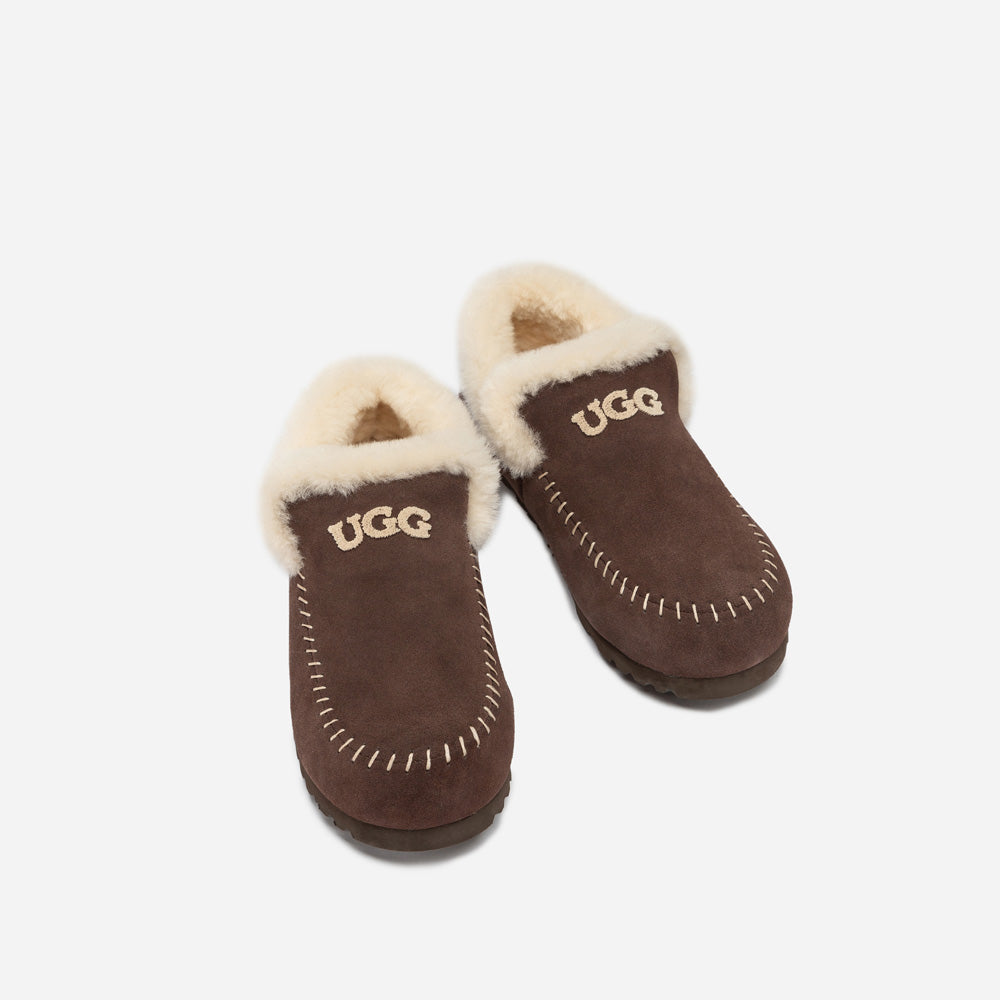 Ugg Joan Shearling Emb Logo Loafer