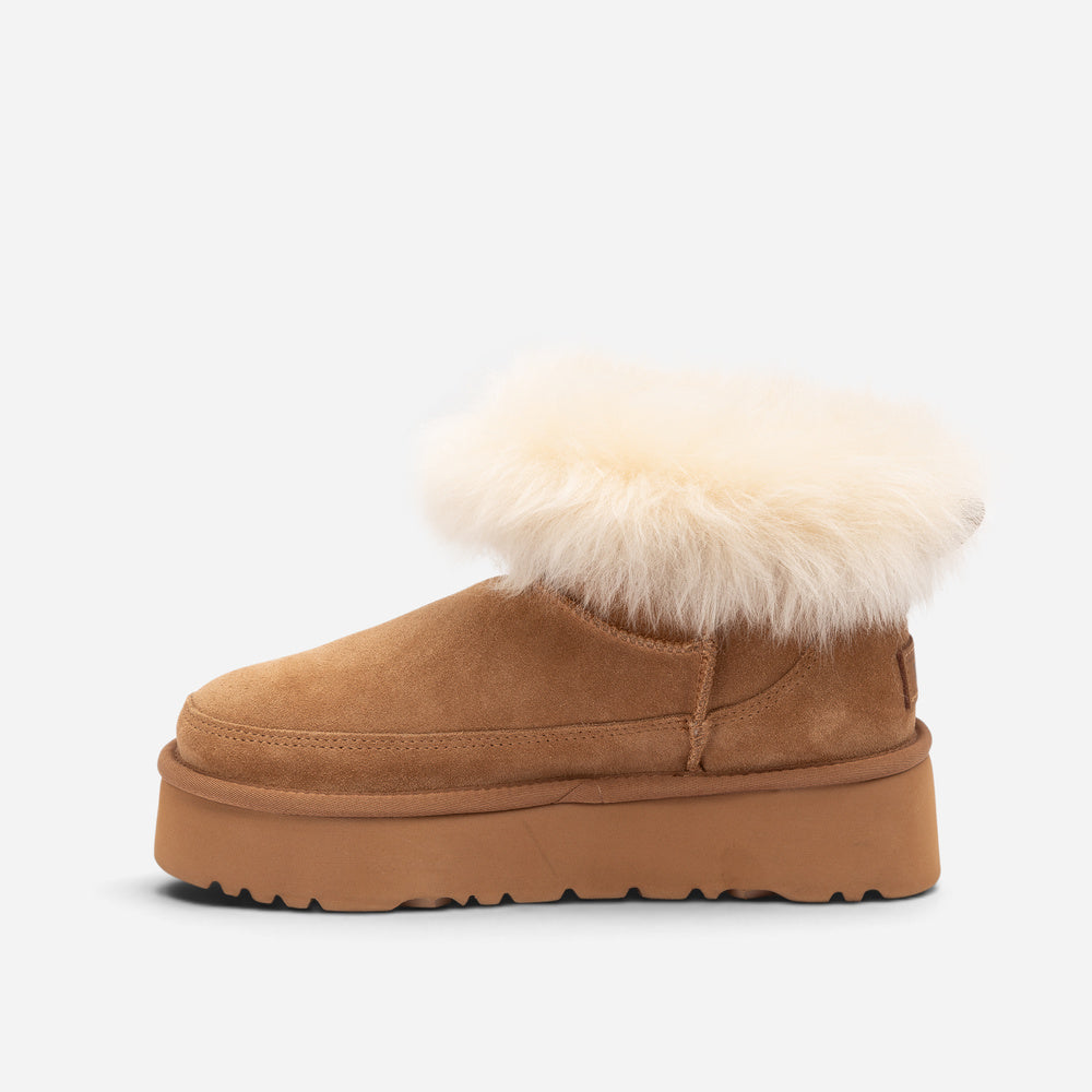 UGG Daniela Premium Fluff Platform Boots