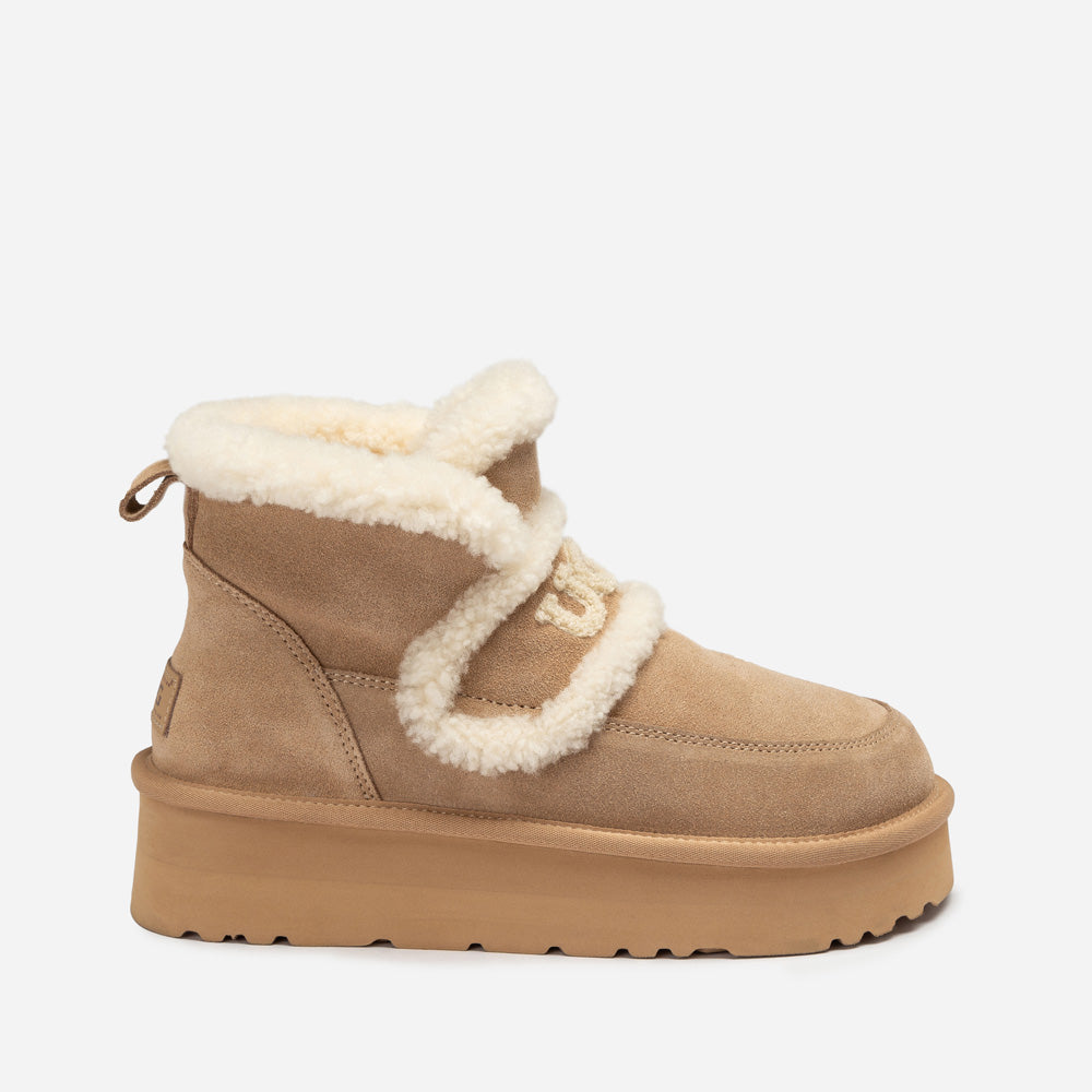 Ugg Violet Shearling Platform Boot