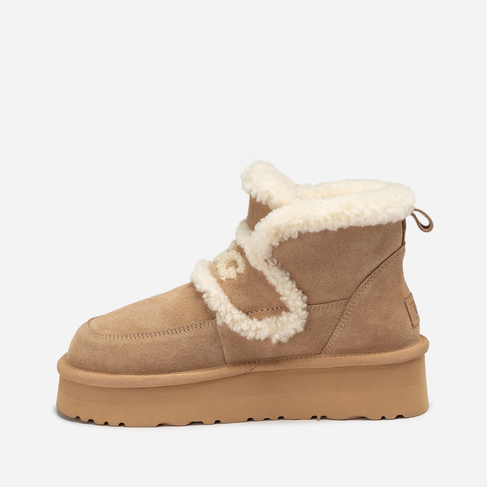 Ugg Violet Shearling Platform Boot