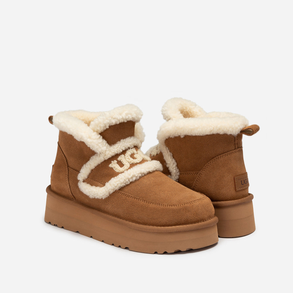 Ugg Violet Shearling Platform Boot