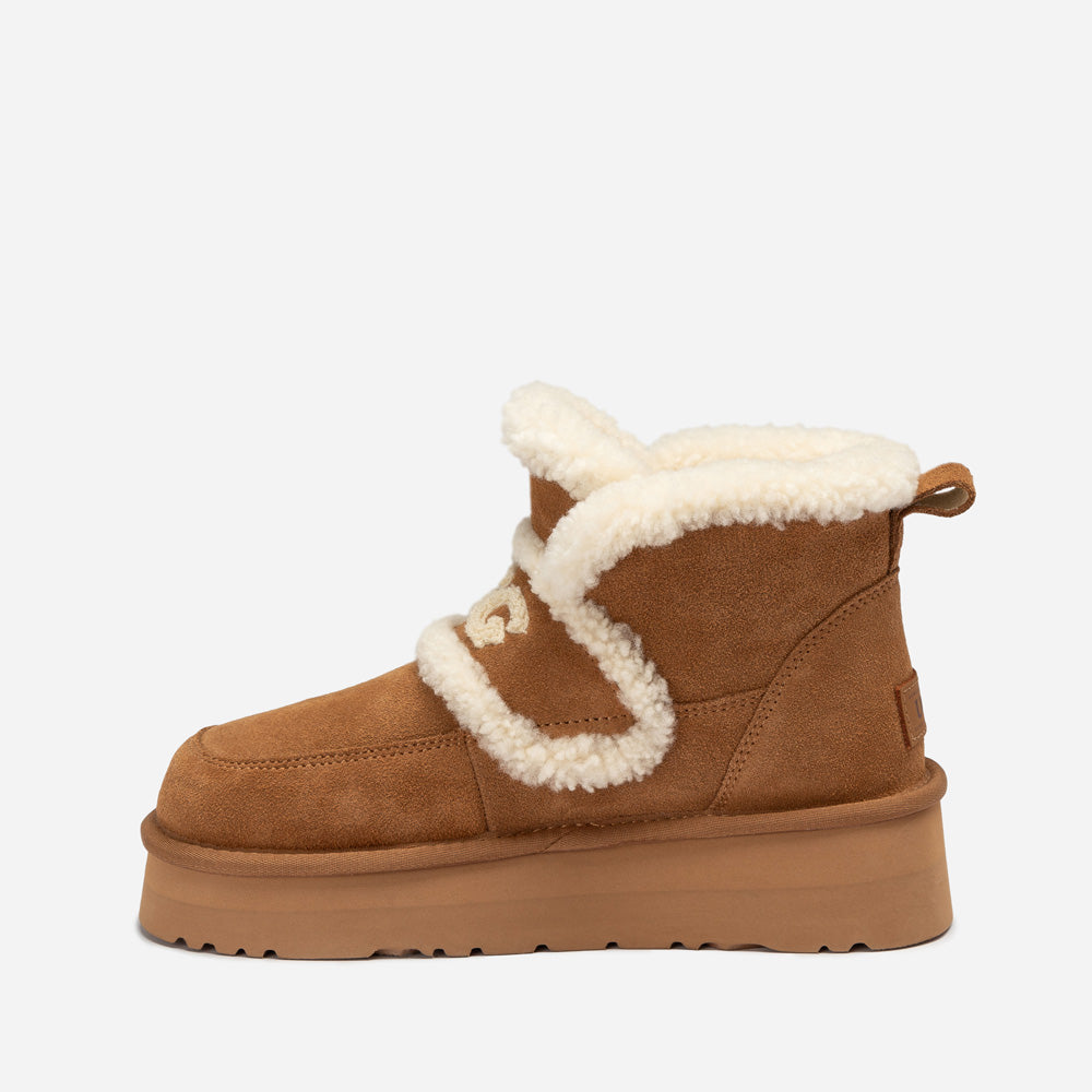 Ugg Violet Shearling Platform Boot