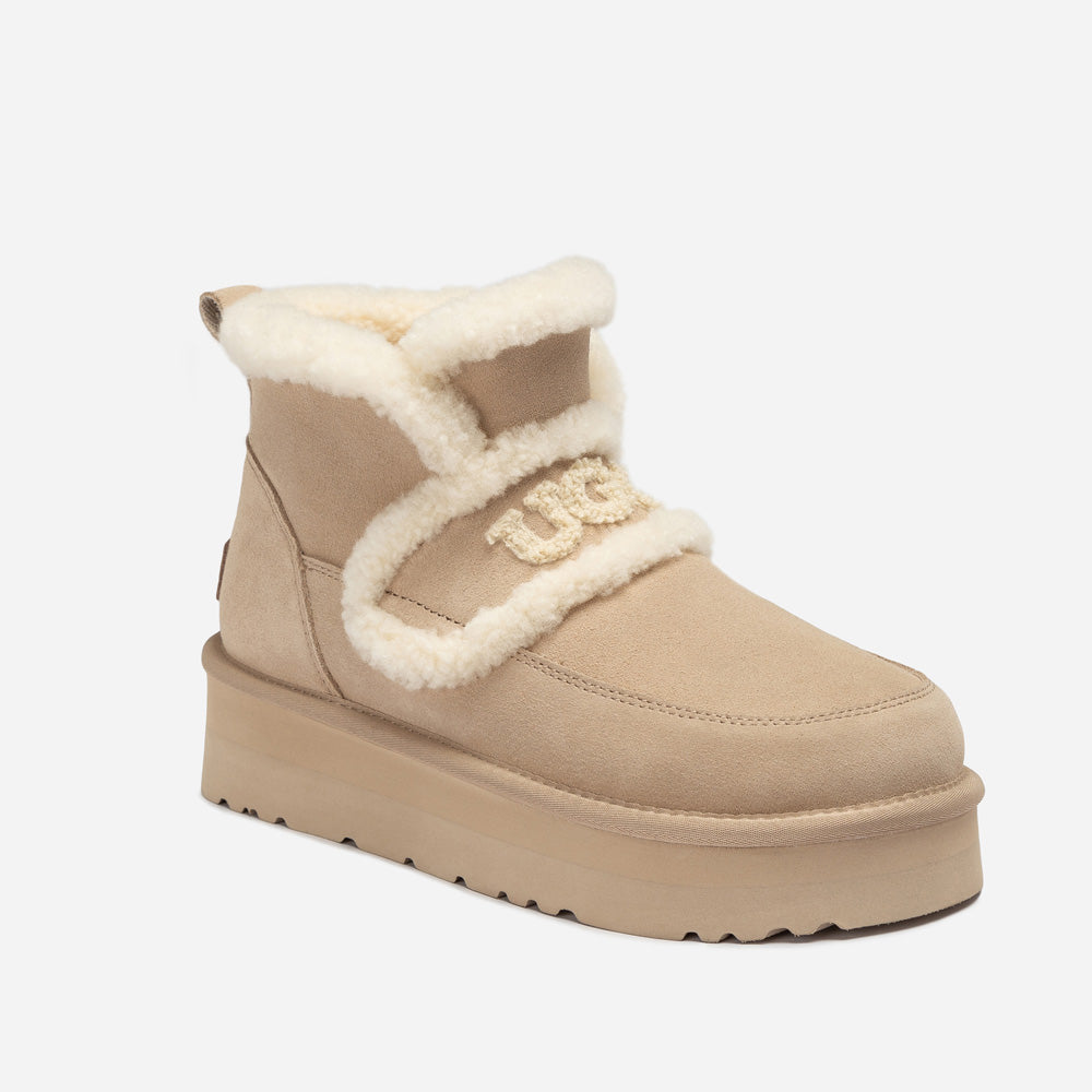 Ugg Violet Shearling Platform Boot