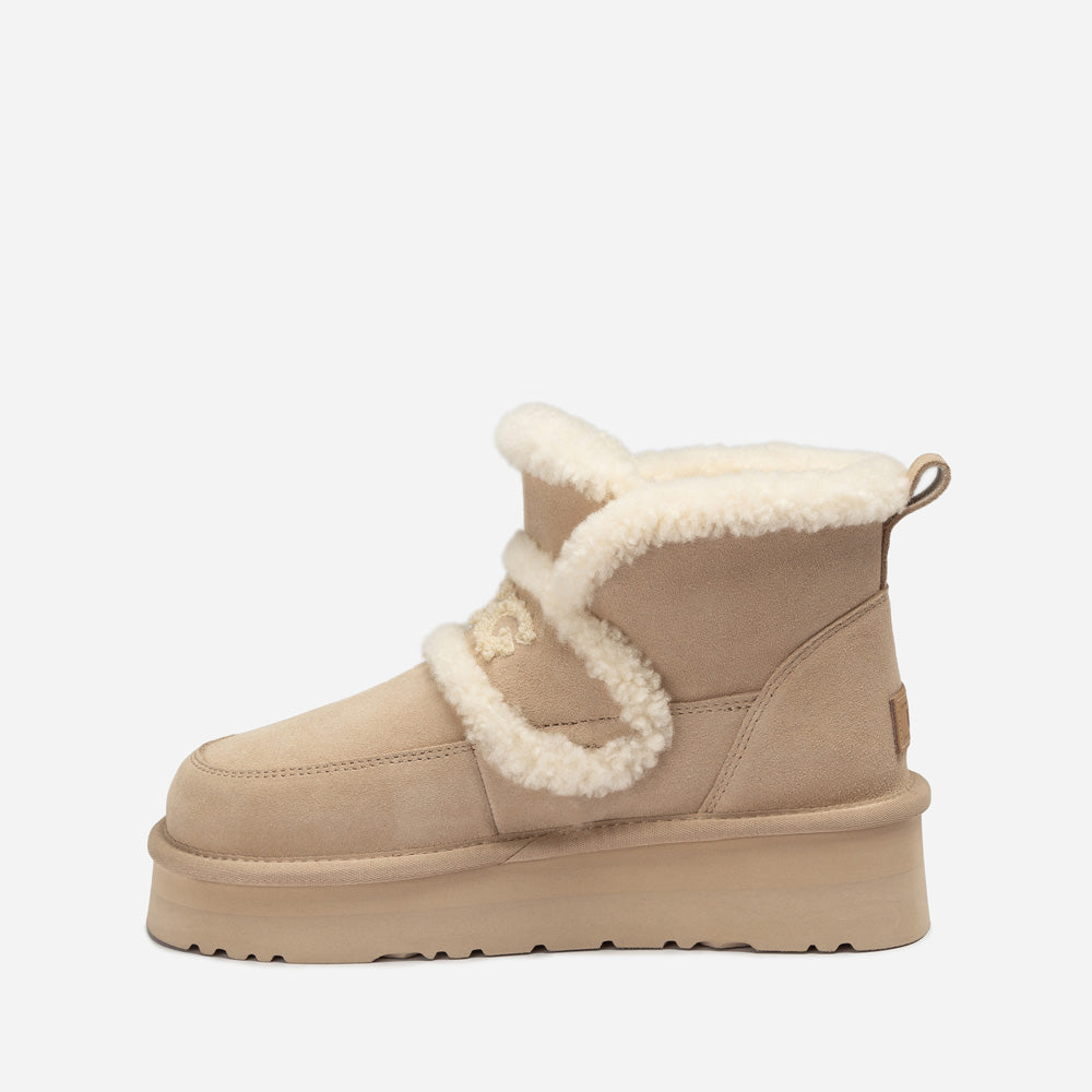 Ugg Violet Shearling Platform Boot