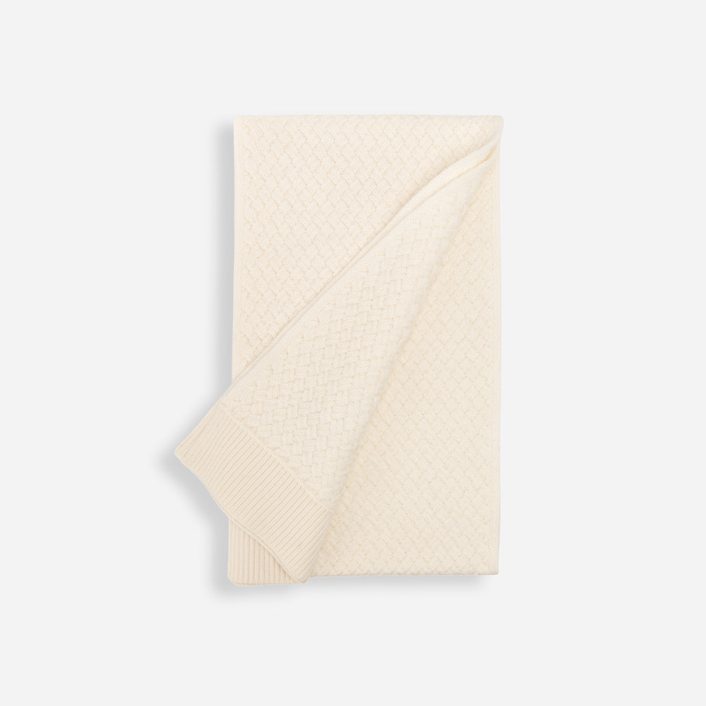UGG Premium Cashmere Blend Basket Weave Scarf