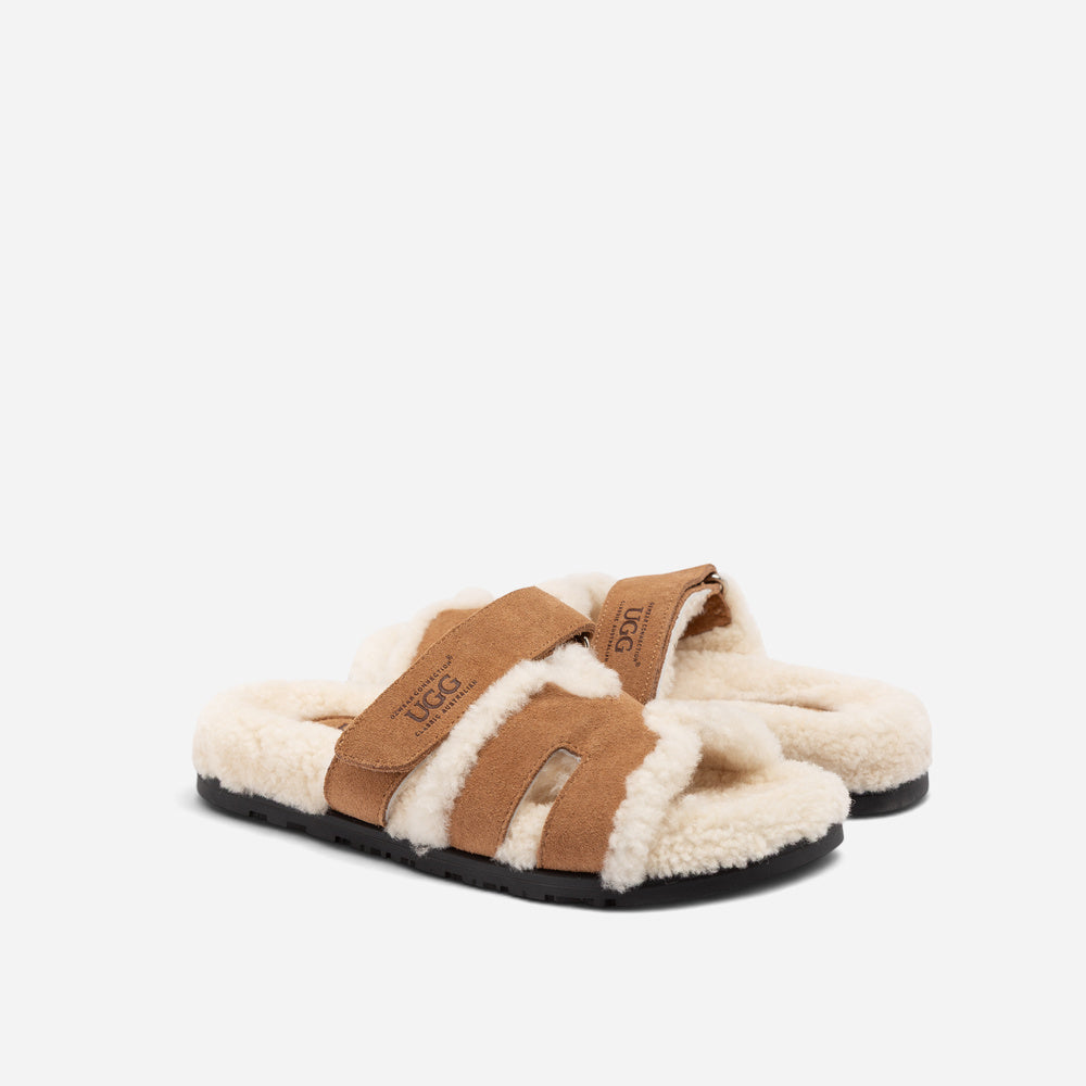 UGG Double Strap Wool Slide