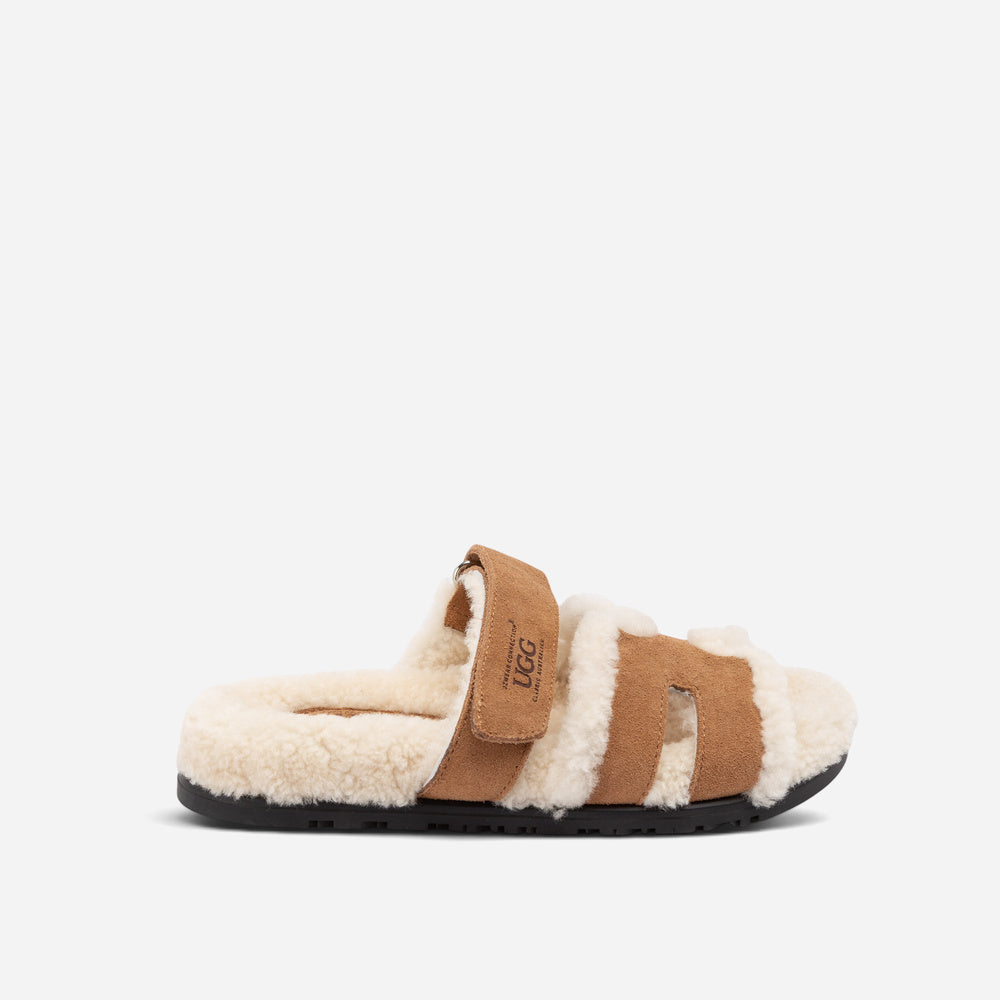 UGG Double Strap Wool Slide