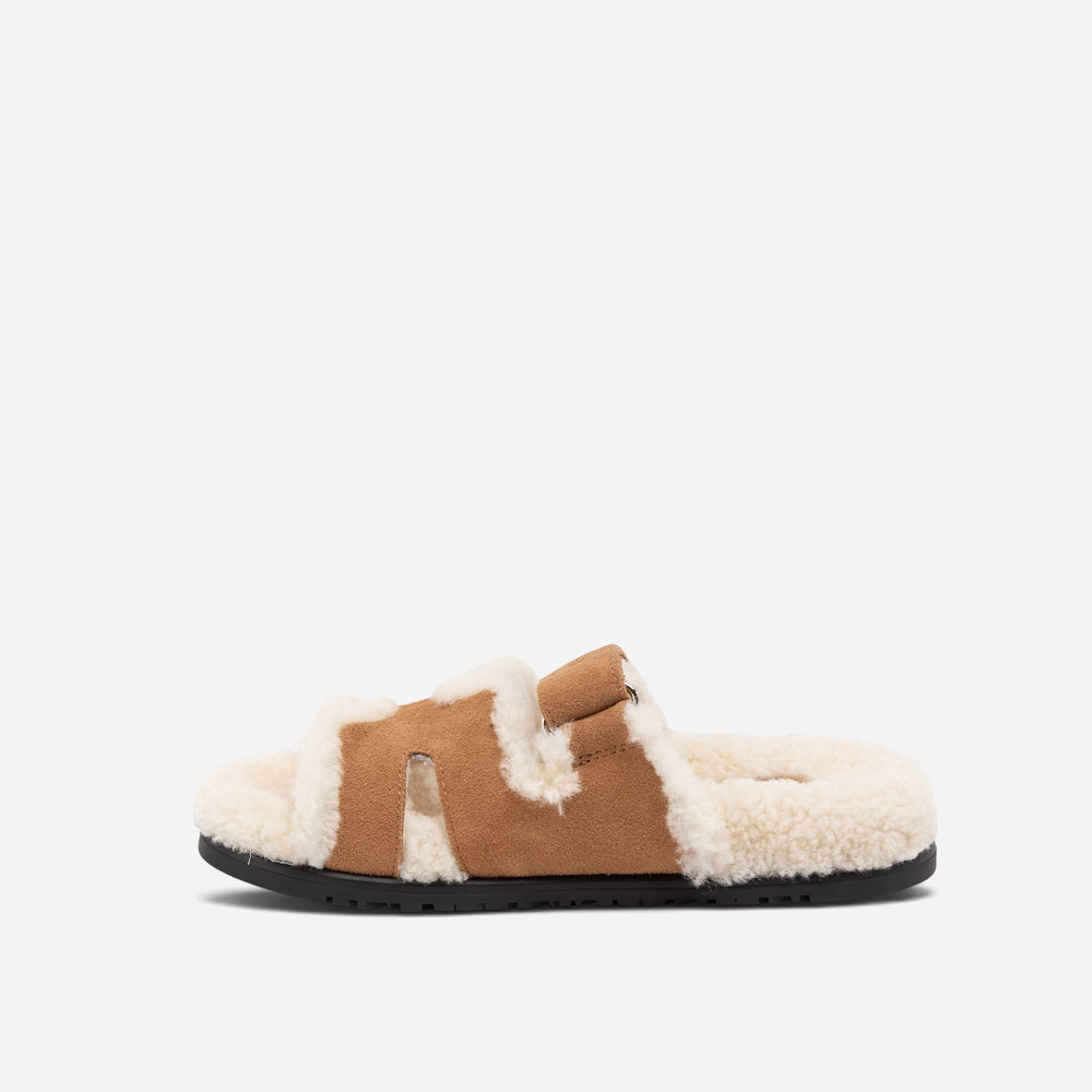 UGG Double Strap Wool Slide