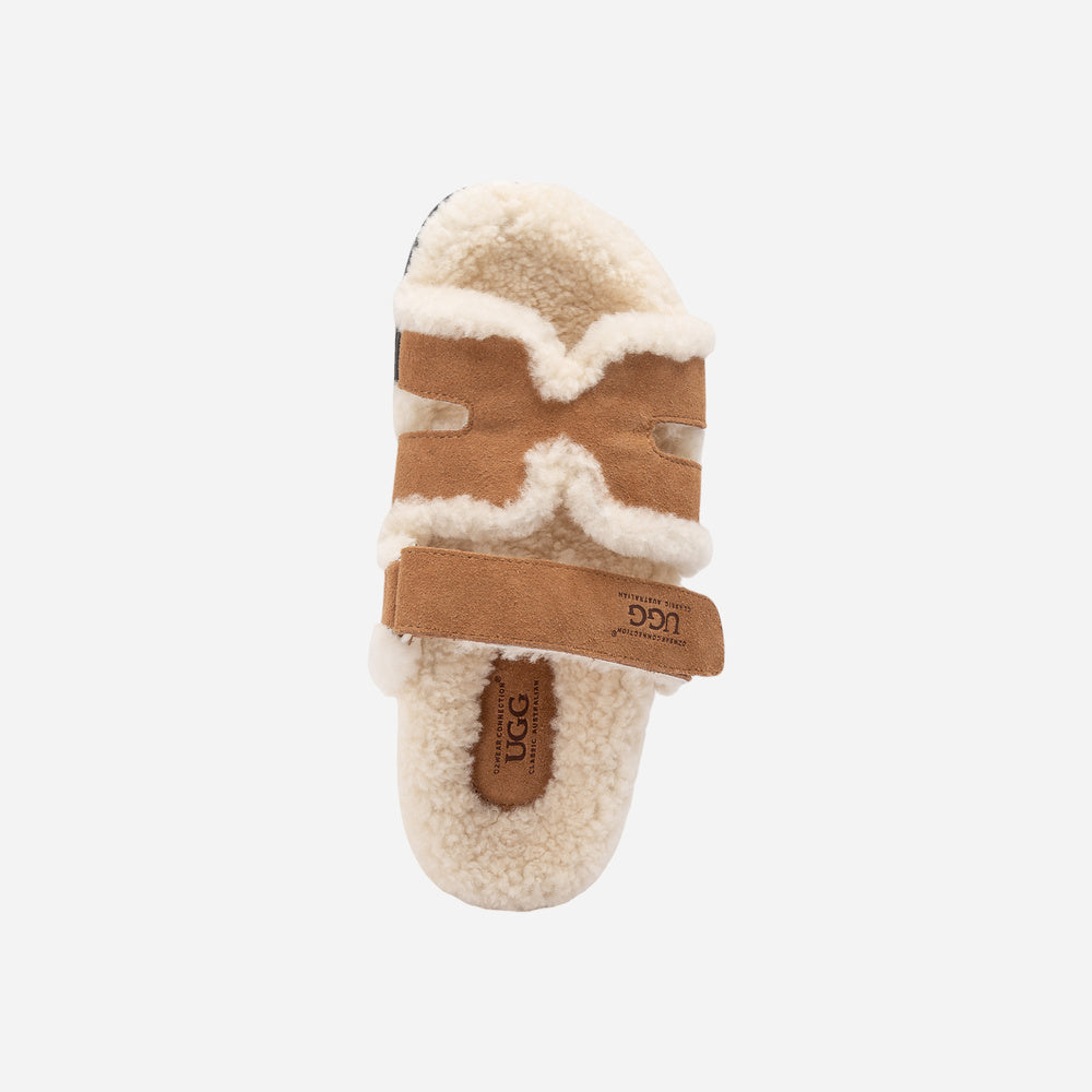 UGG Double Strap Wool Slide
