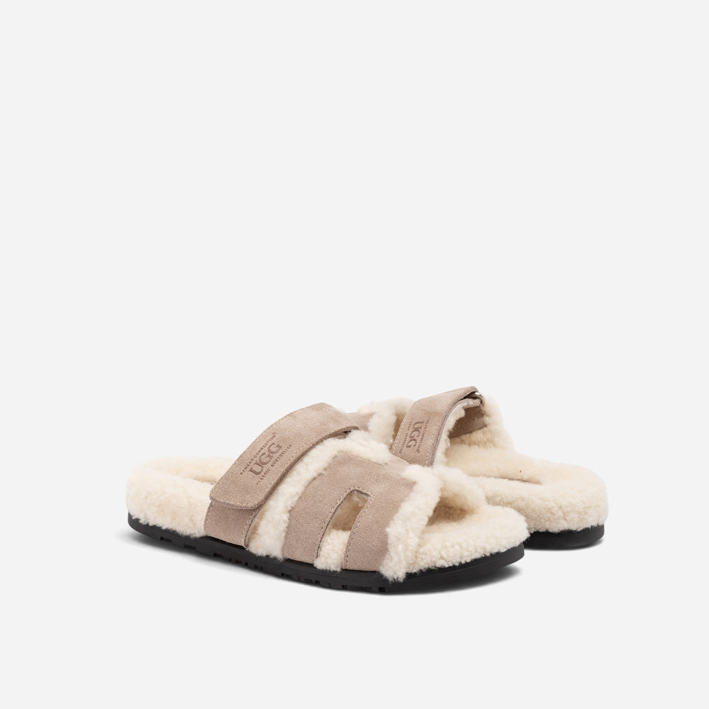 UGG Double Strap Wool Slide