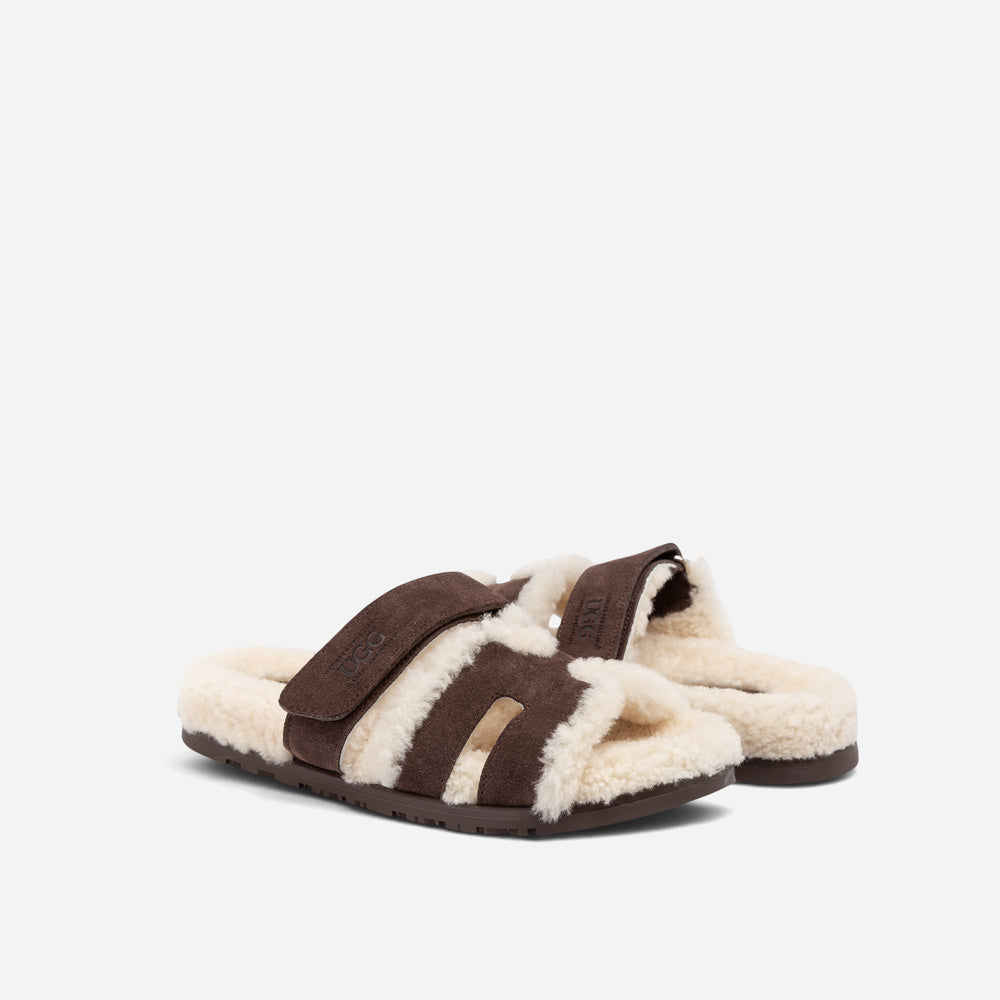 UGG Double Strap Wool Slide