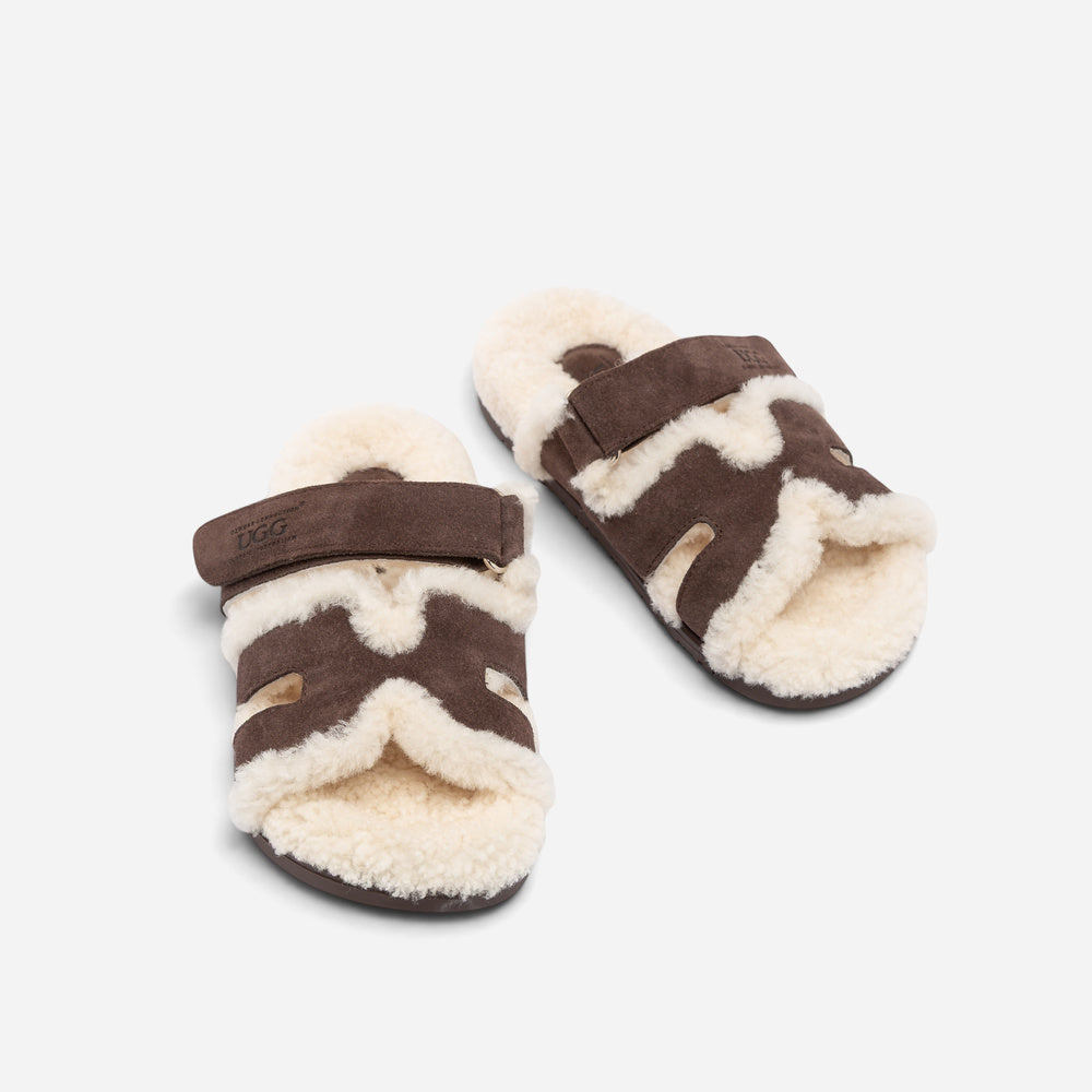 UGG Double Strap Wool Slide