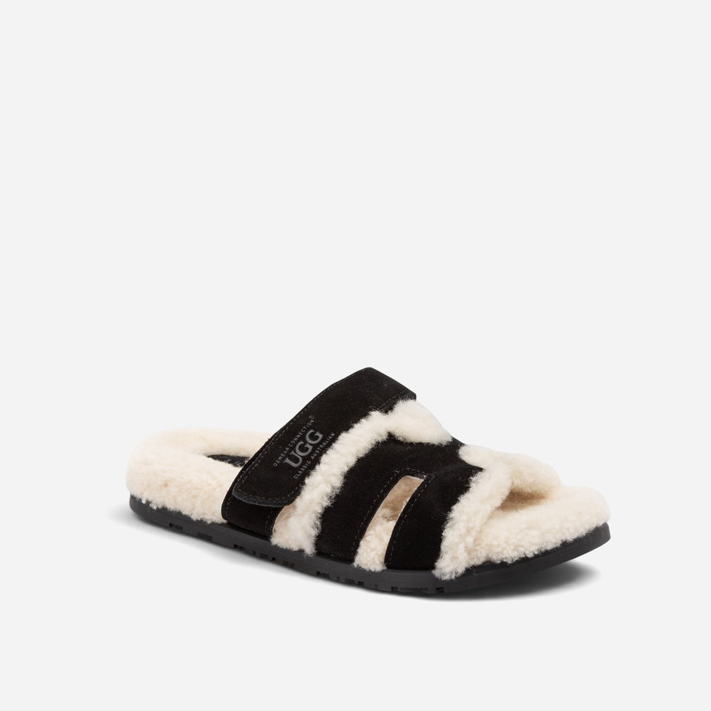 UGG Double Strap Wool Slide