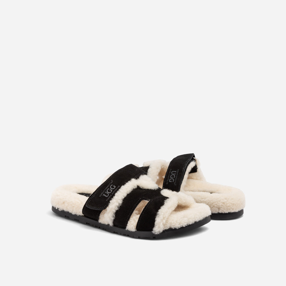 UGG Double Strap Wool Slide