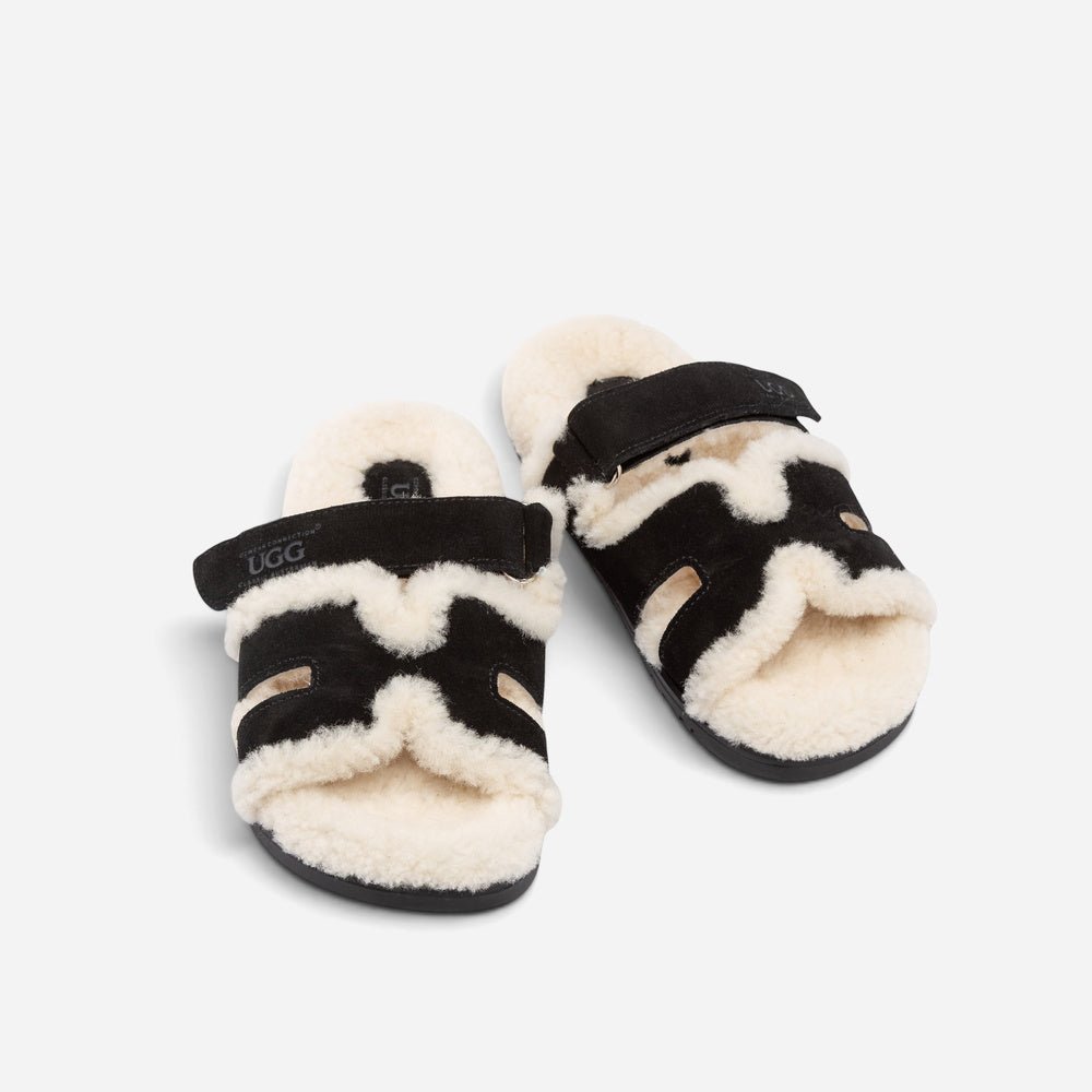 UGG Double Strap Wool Slide