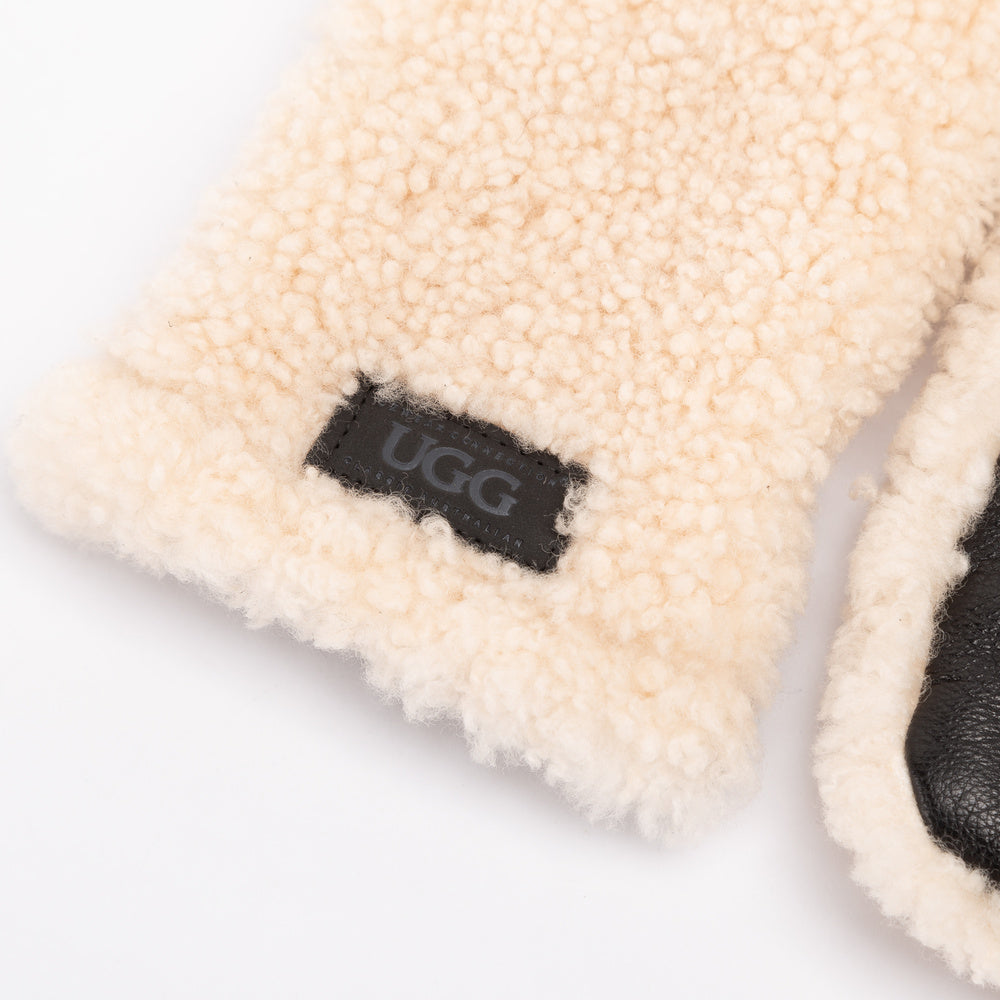UGG Luxury Sheepskin Strap Mittens