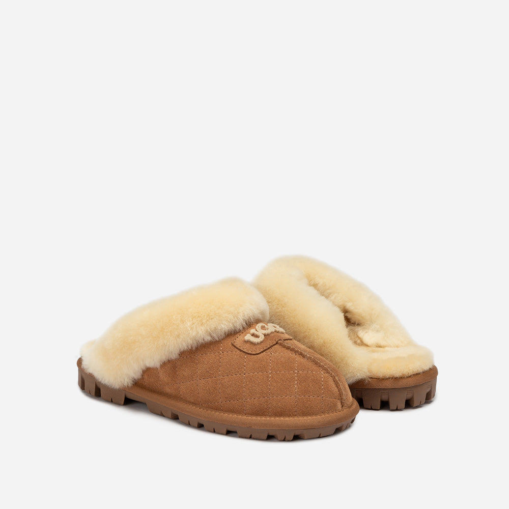 Ugg Coquette Matelasse Emb Logo Slipper( Detachable Feature)