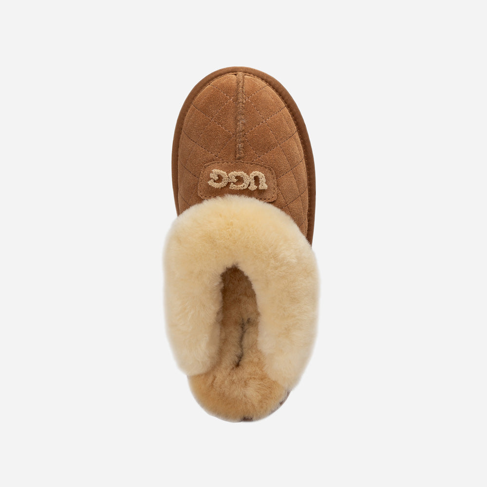 Ugg Coquette Matelasse Emb Logo Slipper( Detachable Feature)