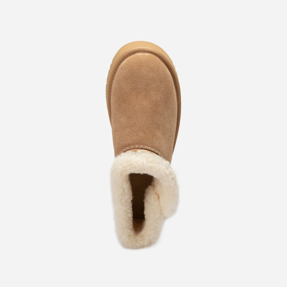 Ugg Bondi Matelassé Platform Shearling Ultra Mini Boots