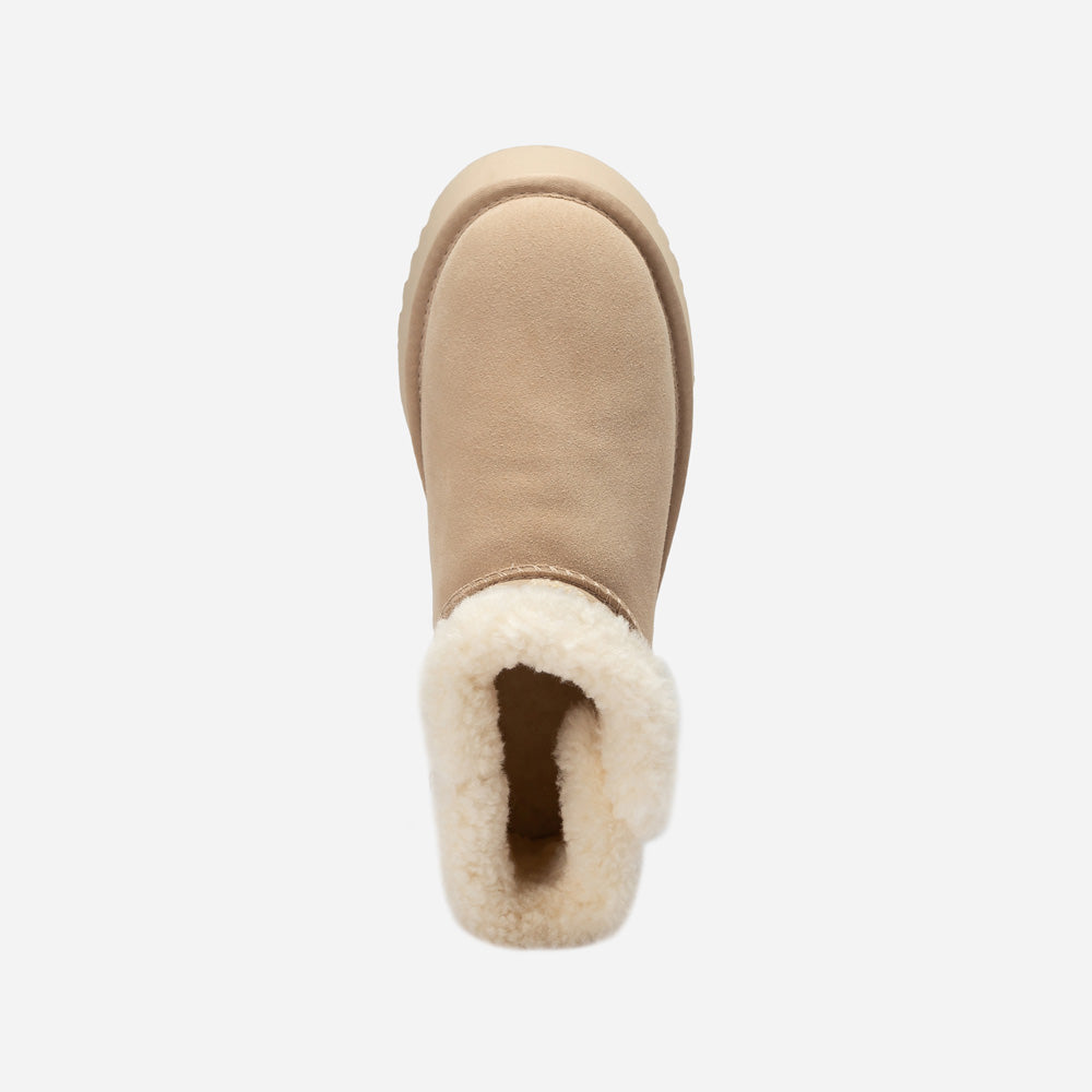 Ugg Bondi Matelassé Platform Shearling Ultra Mini Boots