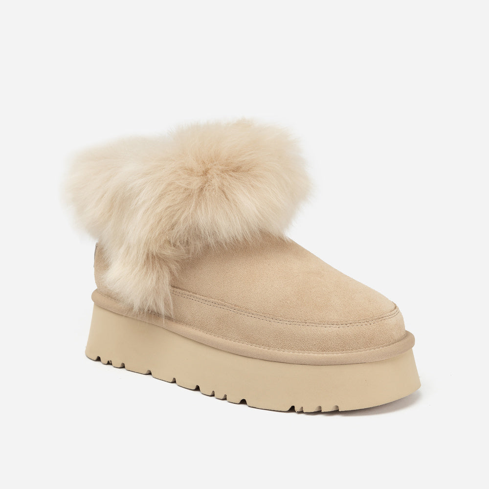 UGG Daniela Premium Fluff Platform Boots