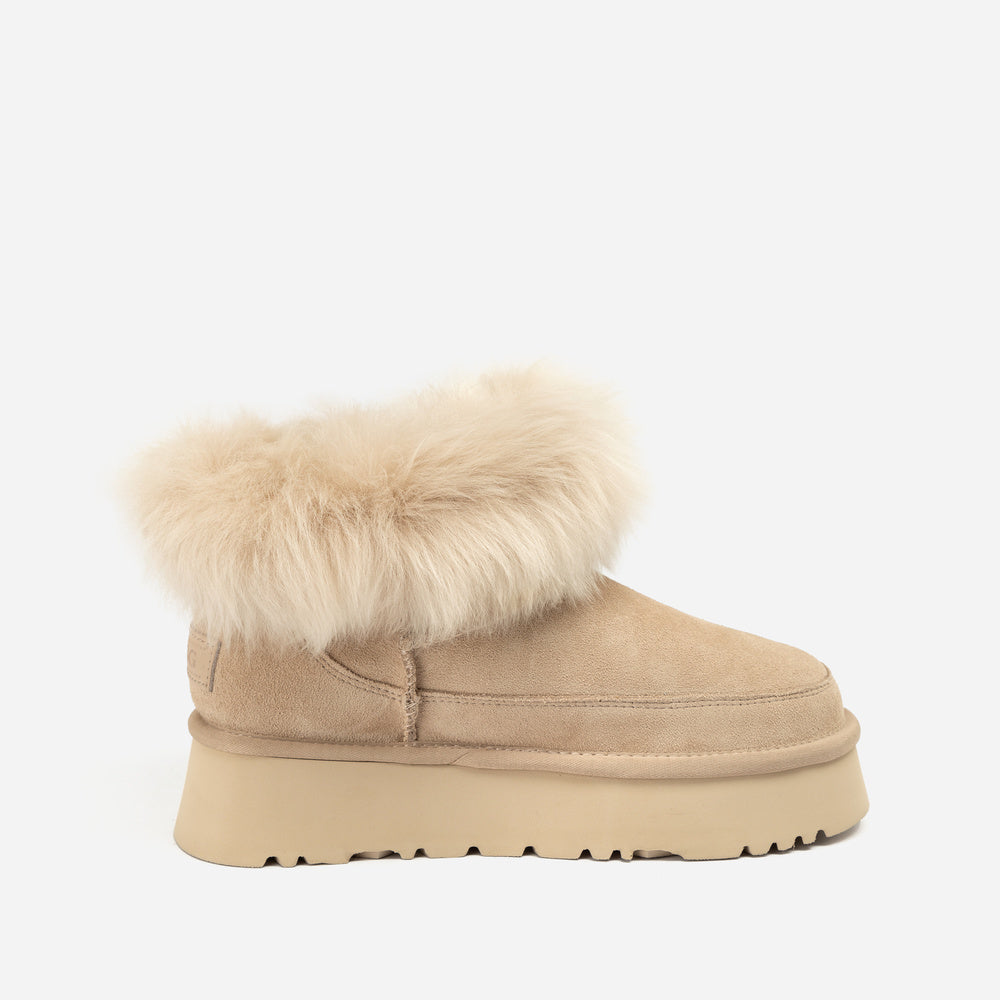 UGG Daniela Premium Fluff Platform Boots