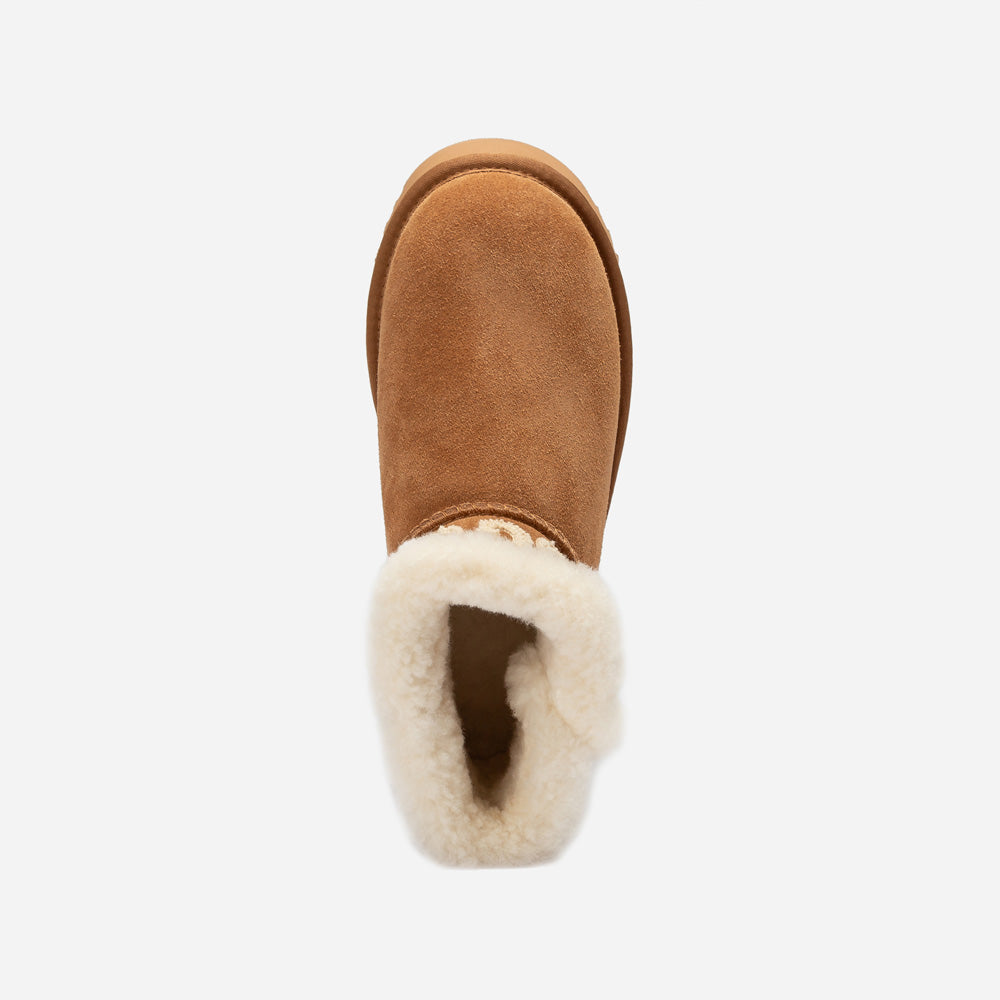 Ugg Bondi Matelassé Platform Shearling Ultra Mini Boots