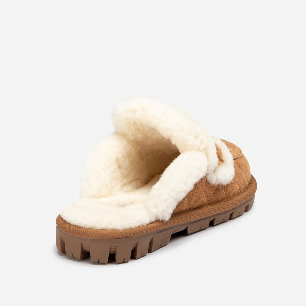Ugg Violet Matelasse Shearling Slipper